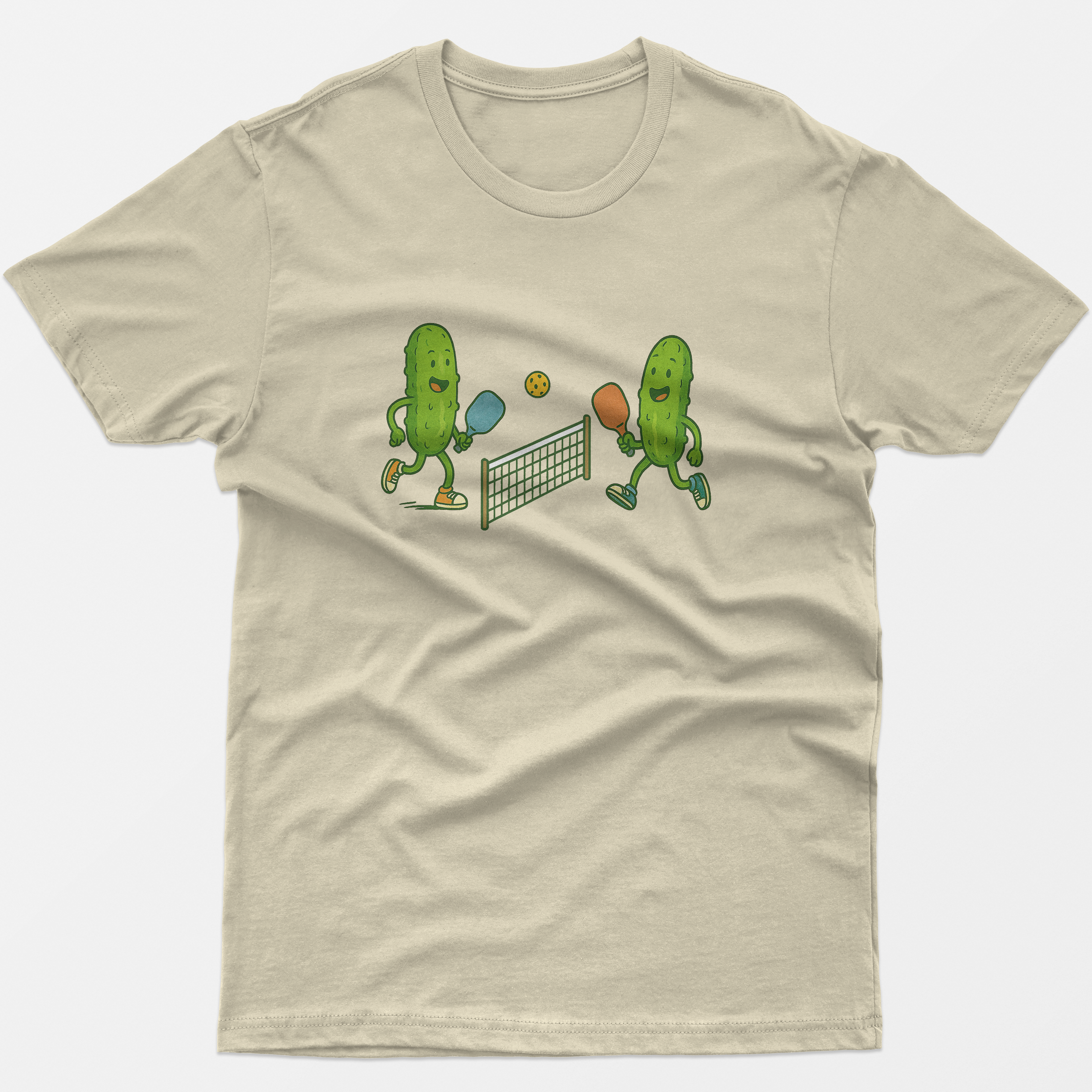 Pickles Playing Pickleball T-Shirt