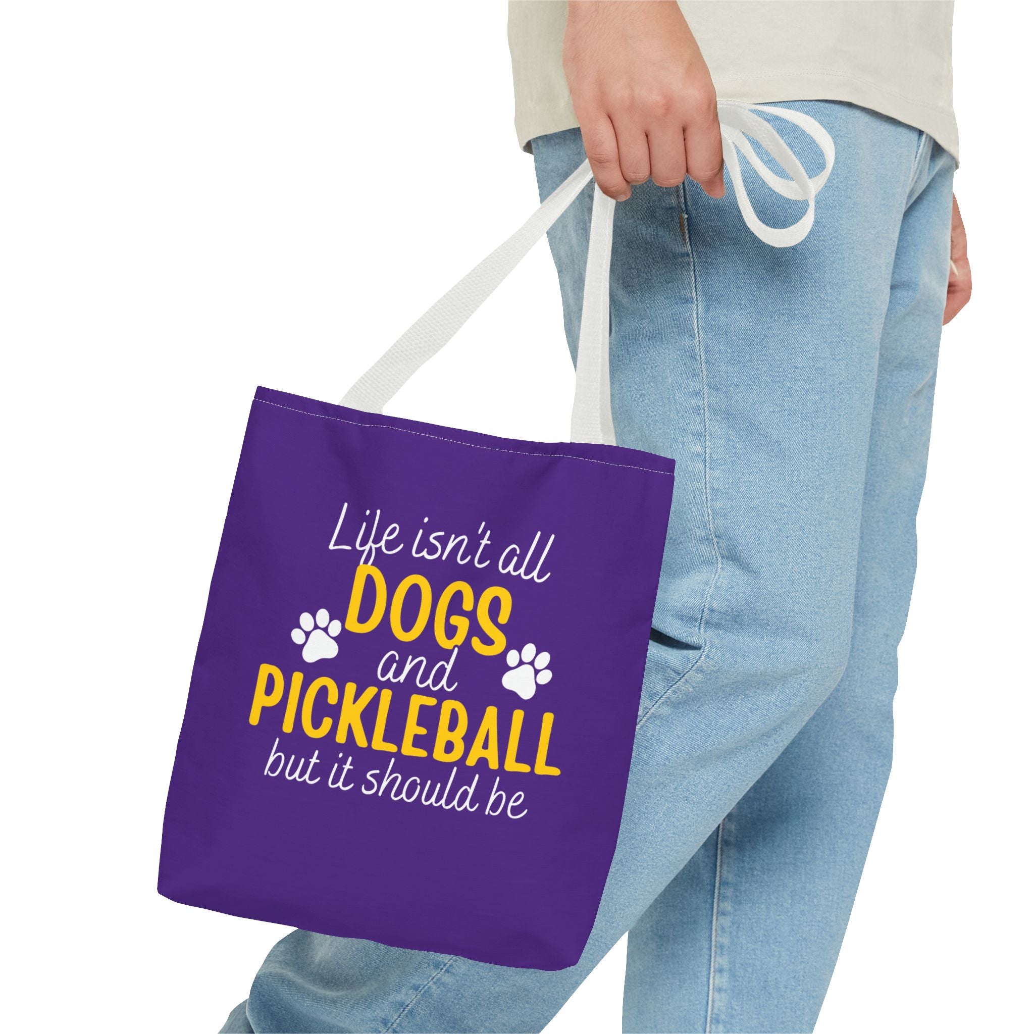 Life Isn't All Dog And Pickleball Tote Bag