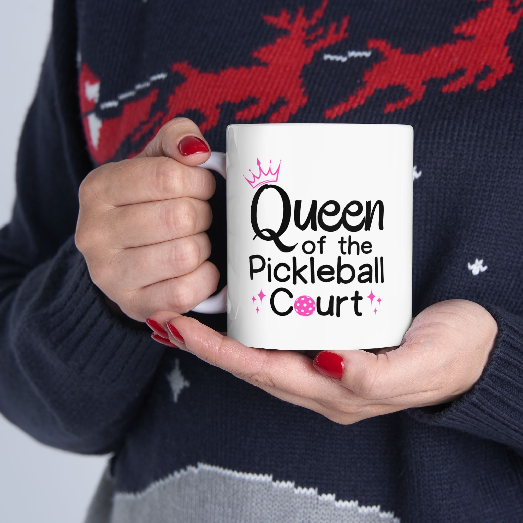 Queen Of The Pickleball Court - Mug