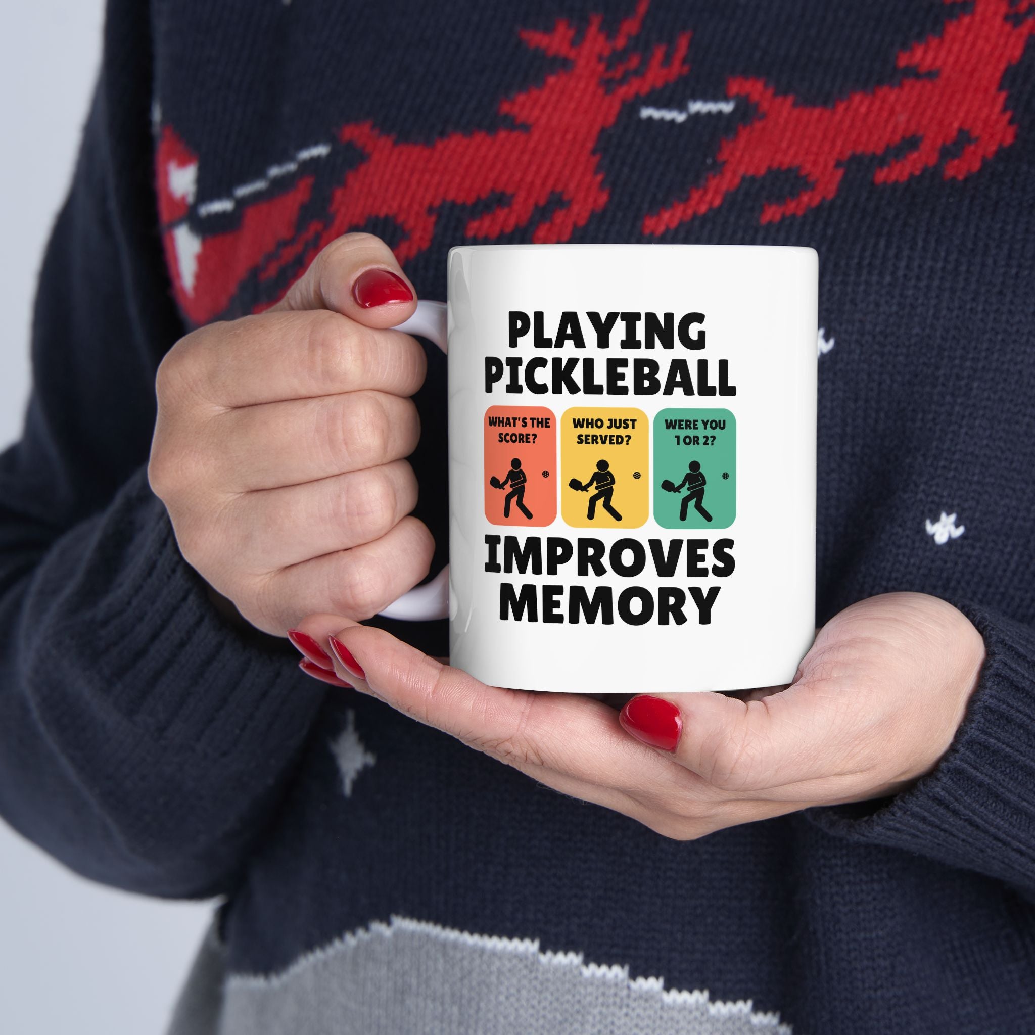 Playing Pickleball Improves Memory - Mug