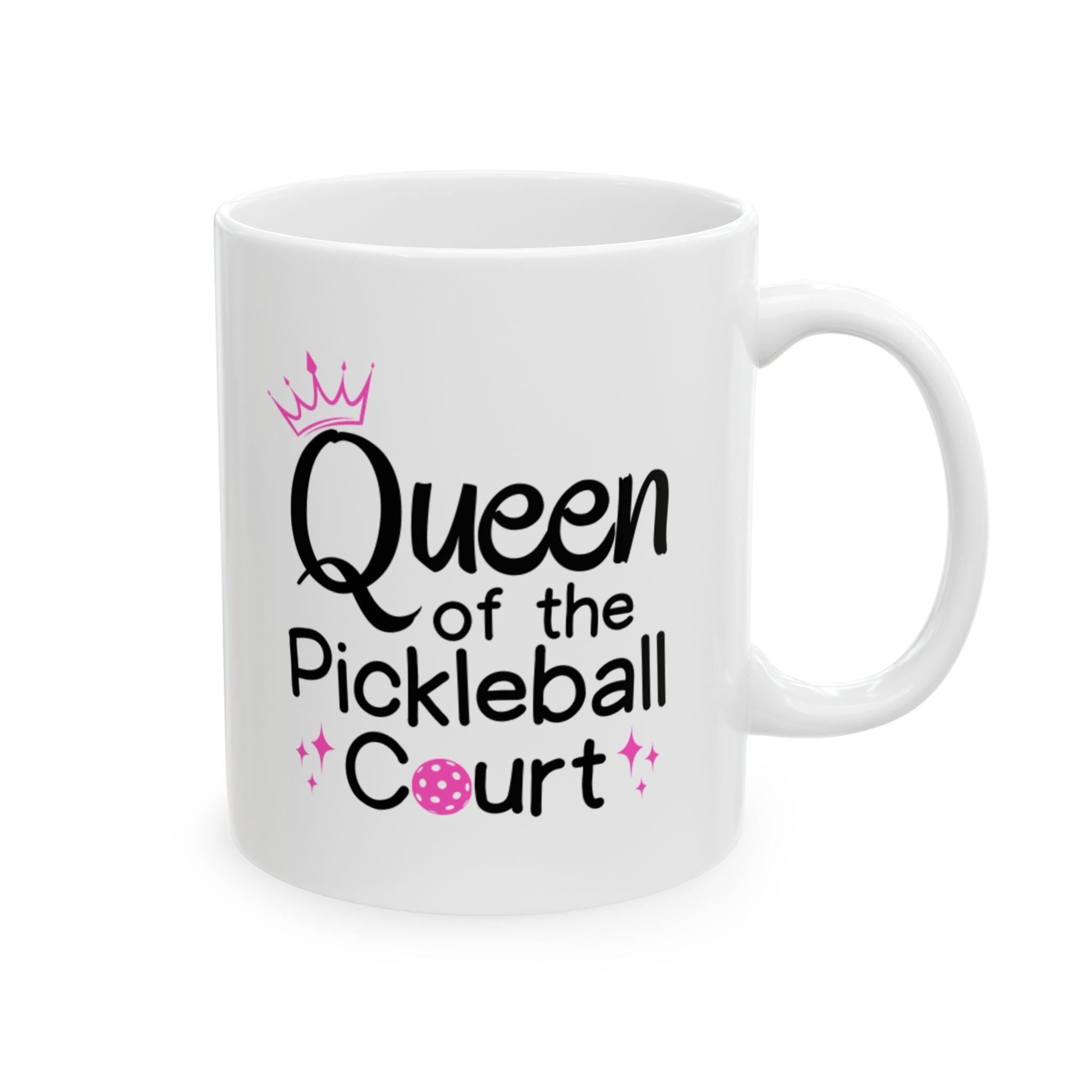Queen Of The Pickleball Court - Mug