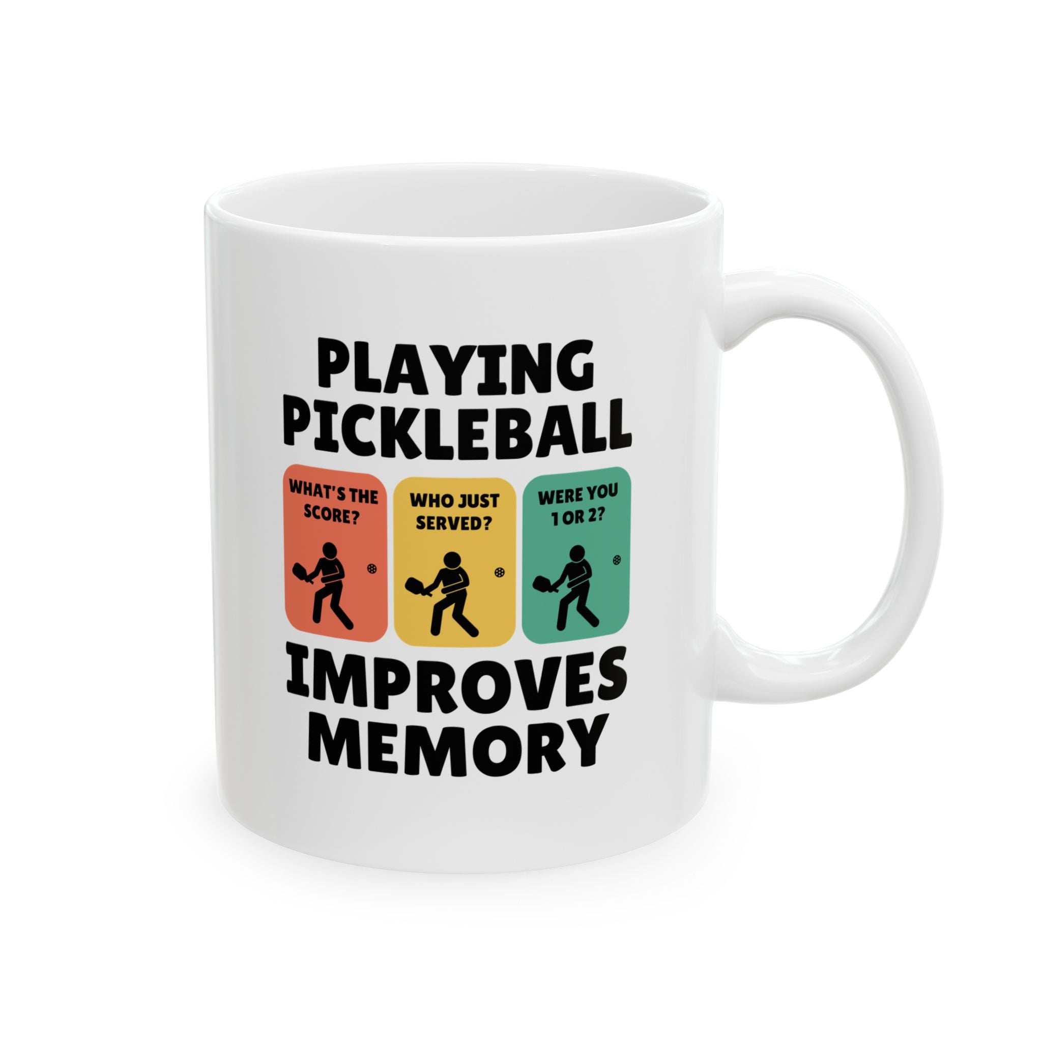 Playing Pickleball Improves Memory - Mug