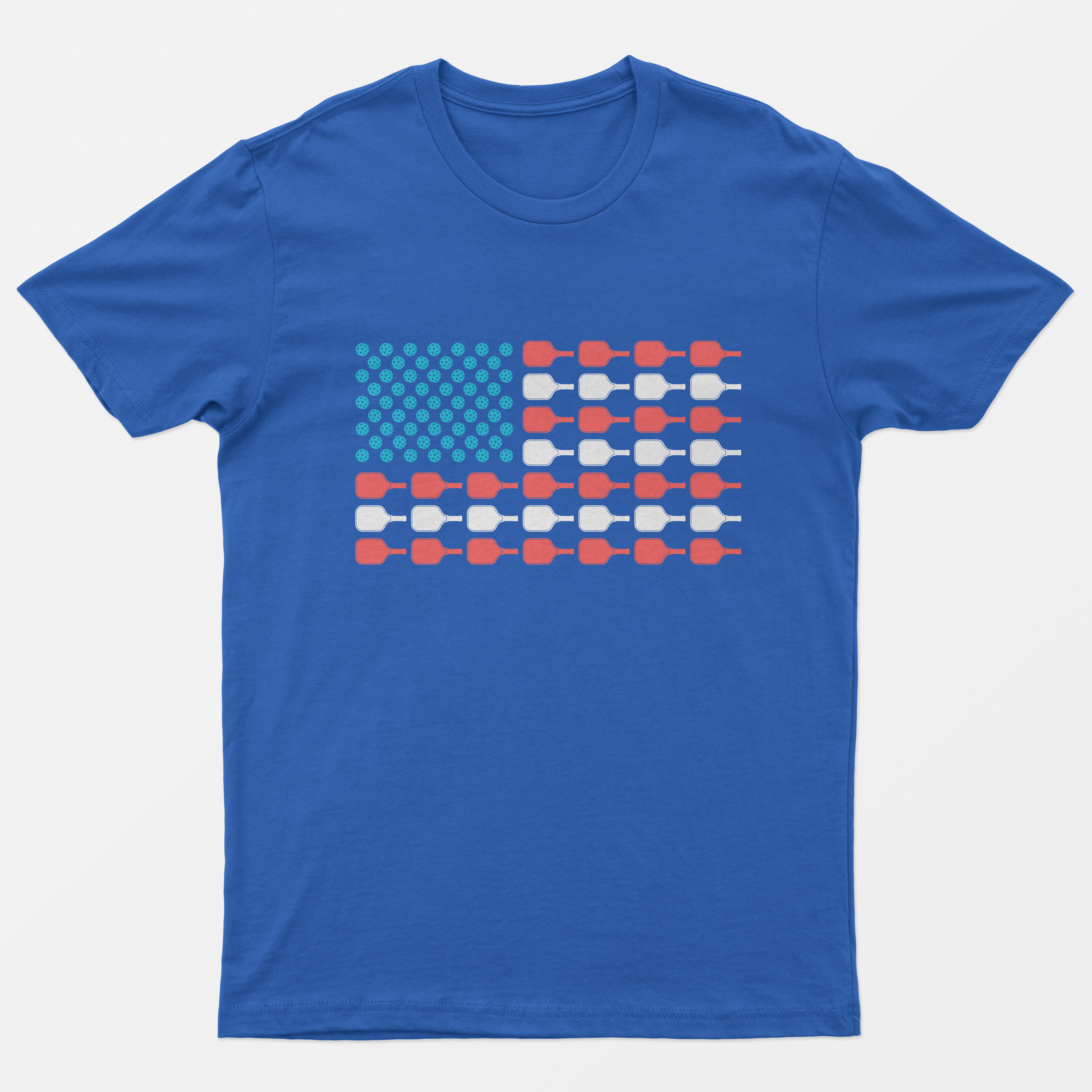 American Flag Pickleball T-Shirt