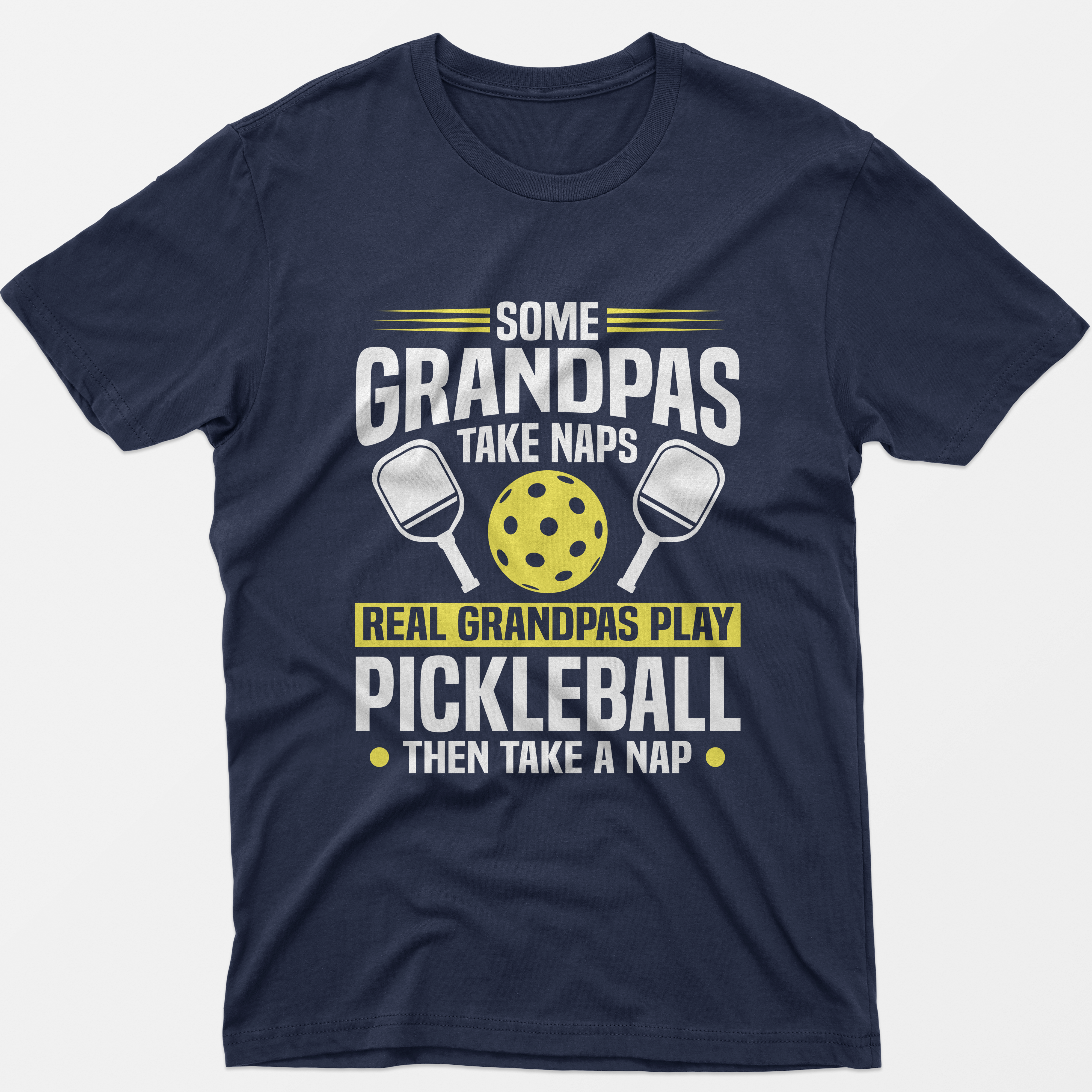 Real Grandpas Play Pickleball T-Shirt