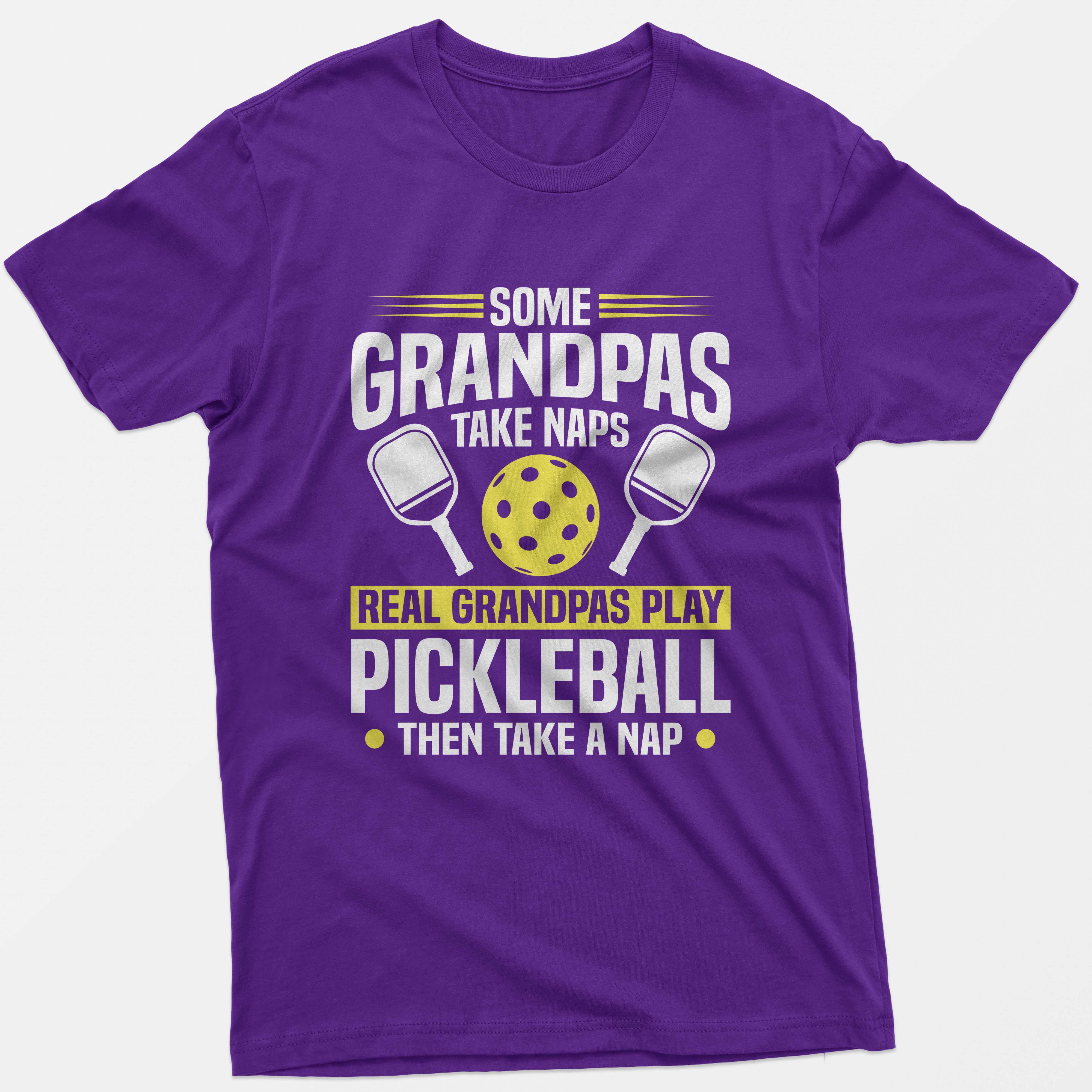 Real Grandpas Play Pickleball T-Shirt