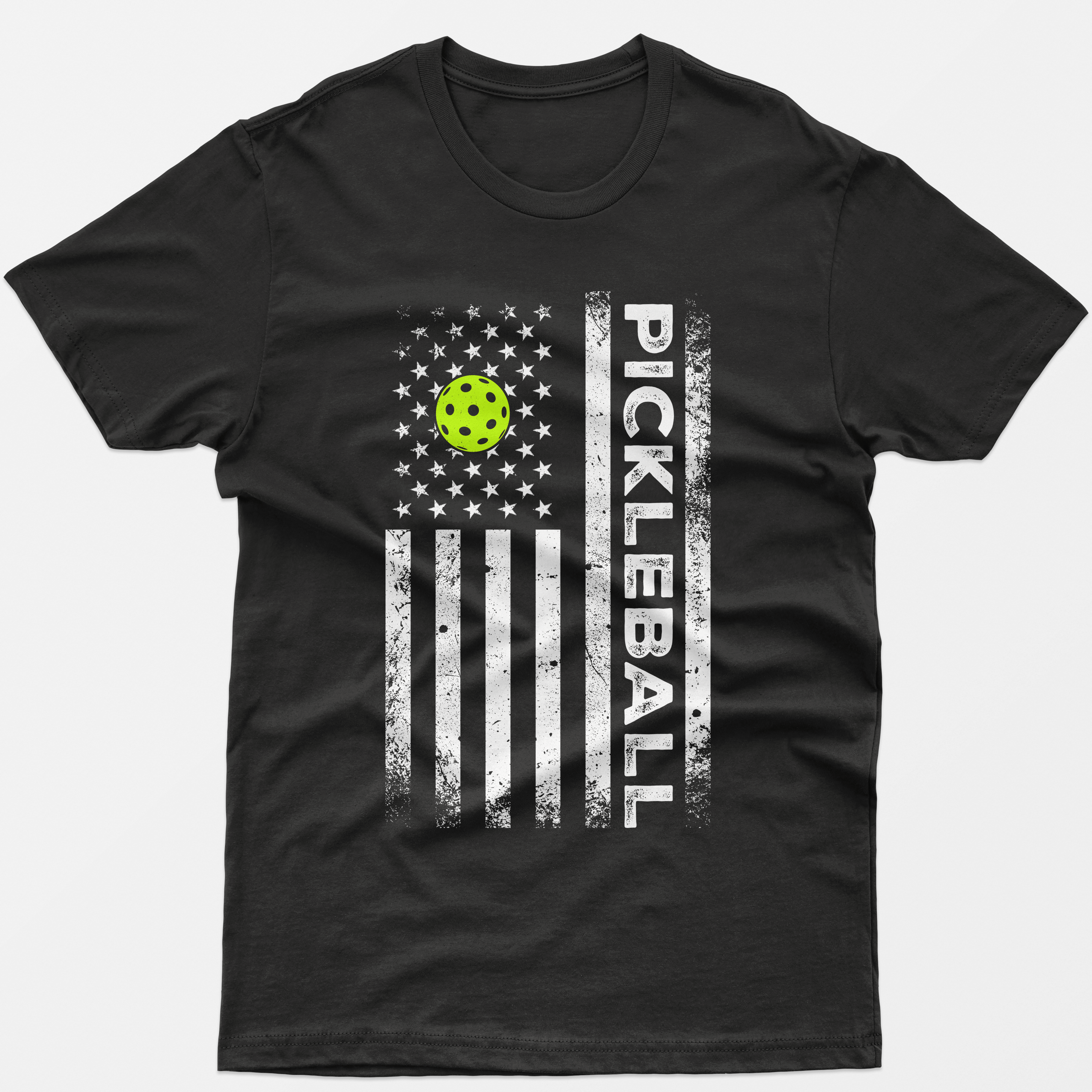 Pickleball US Flag T-Shirt