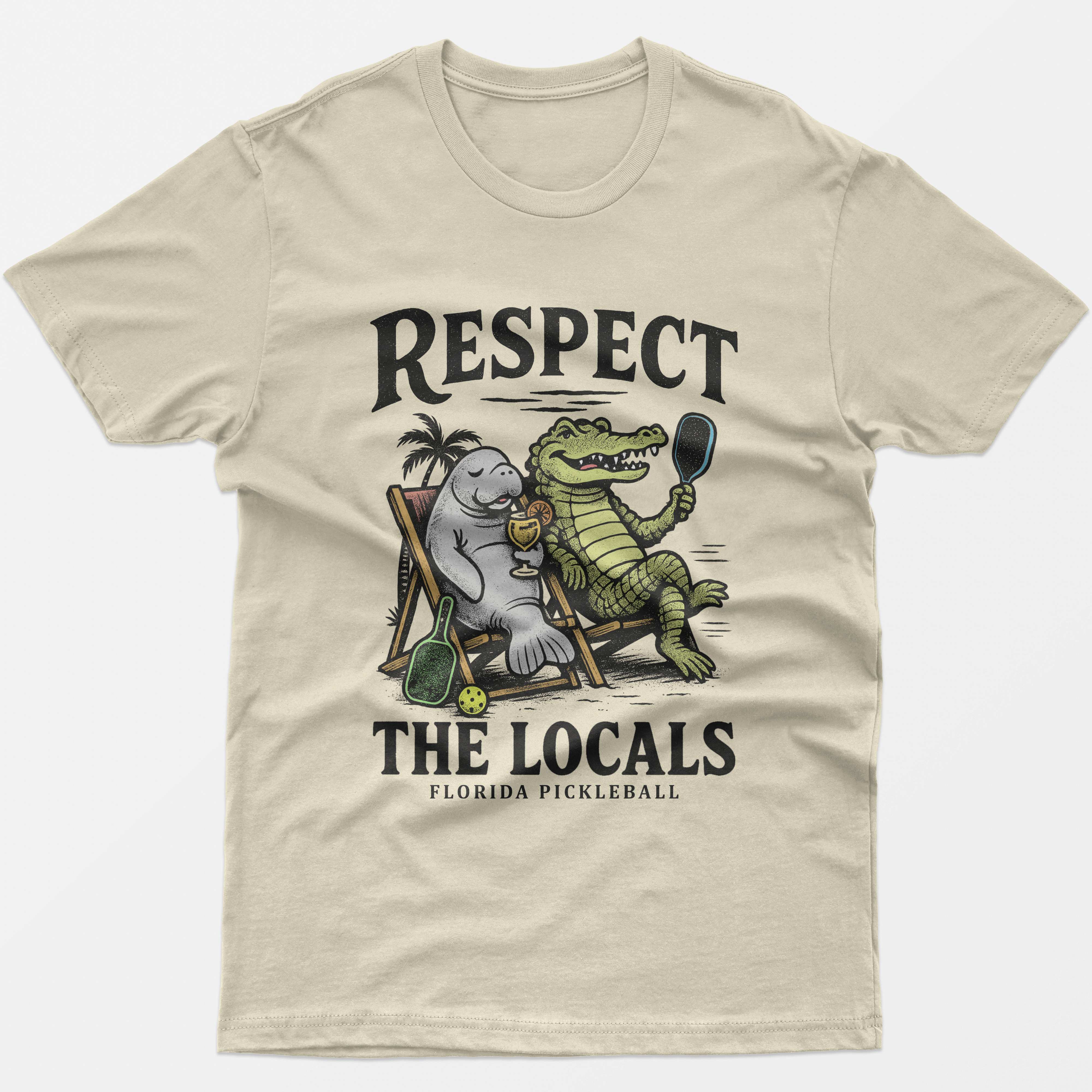 Respect The Locals Florida Pickleball T-Shirt