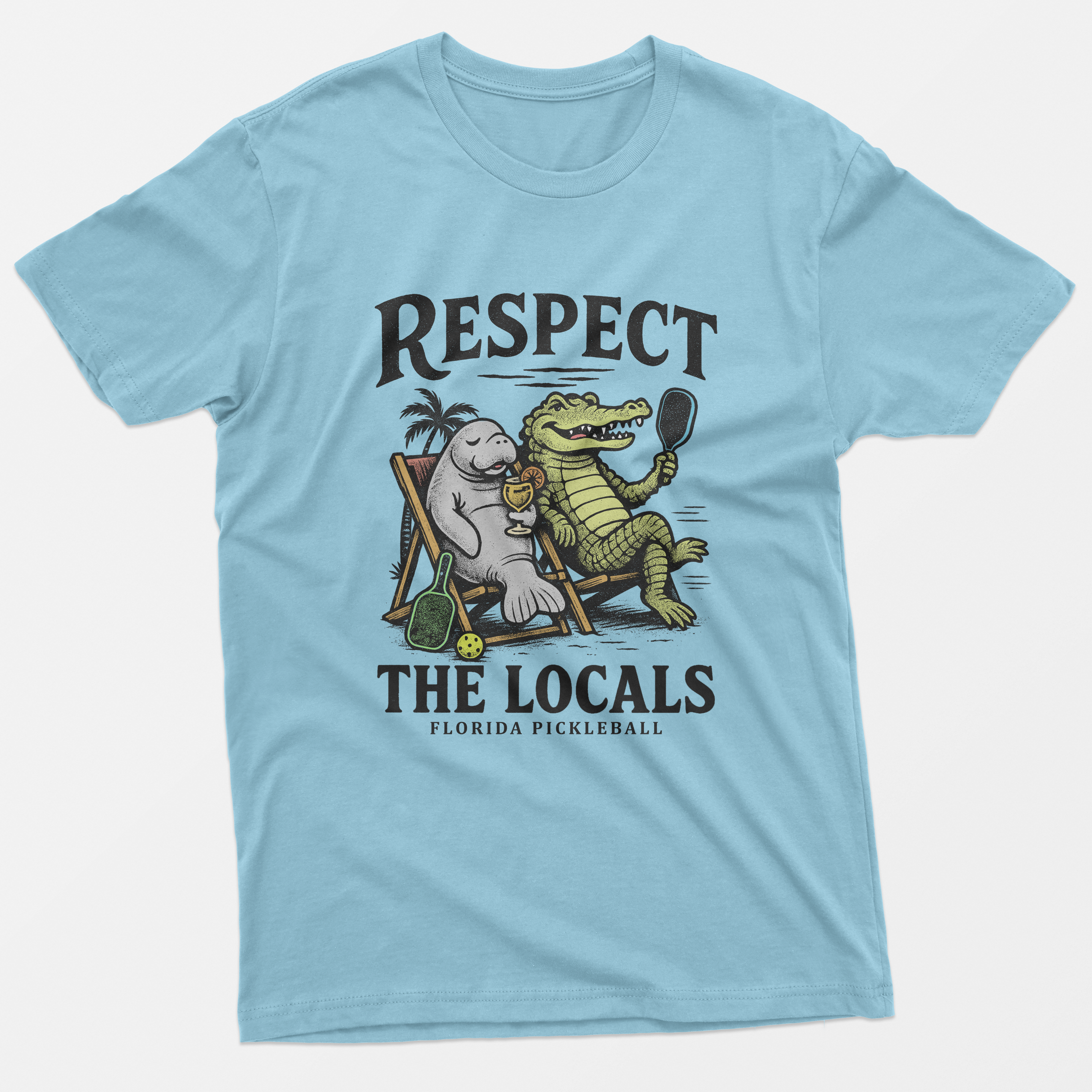 Respect The Locals Florida Pickleball T-Shirt