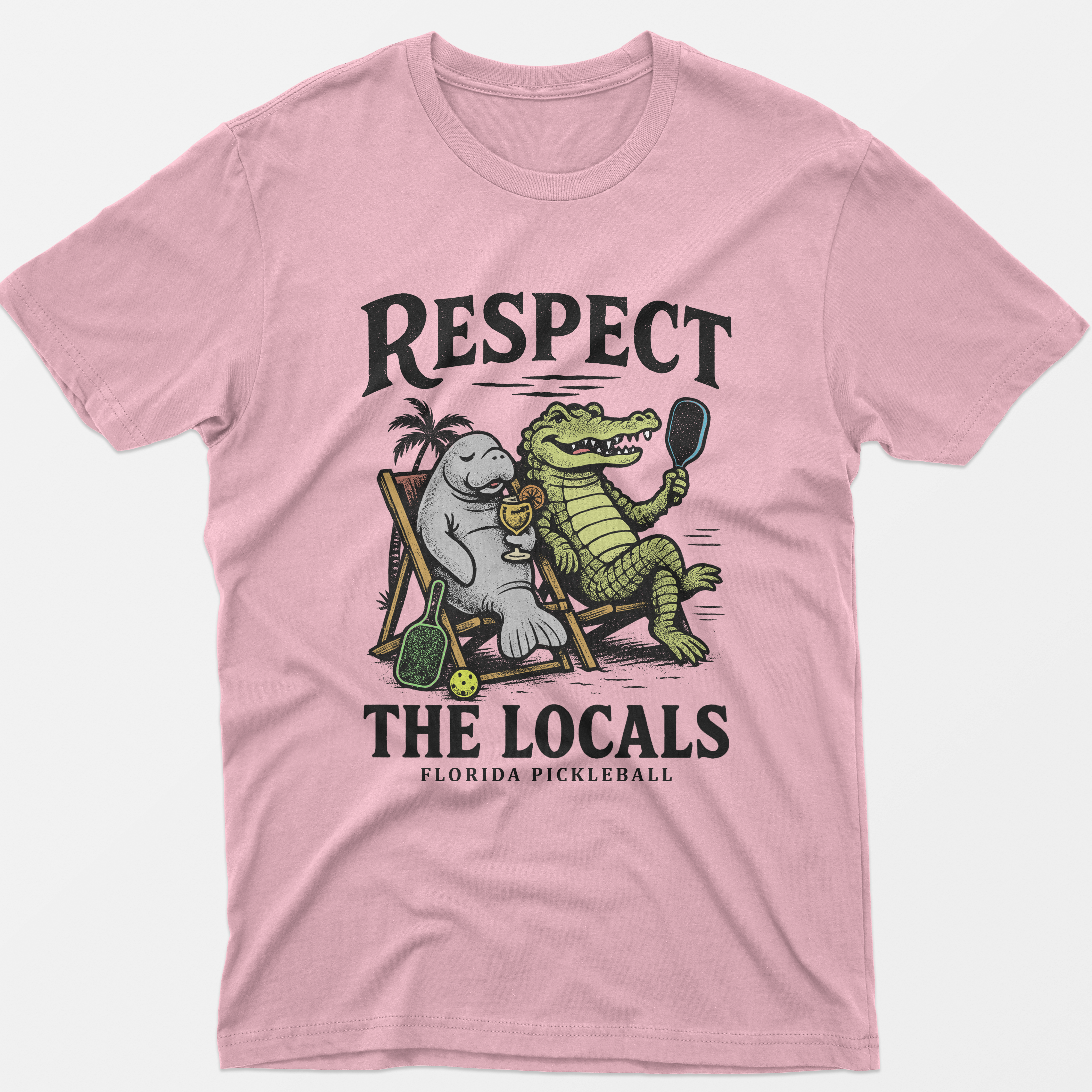 Respect The Locals Florida Pickleball T-Shirt
