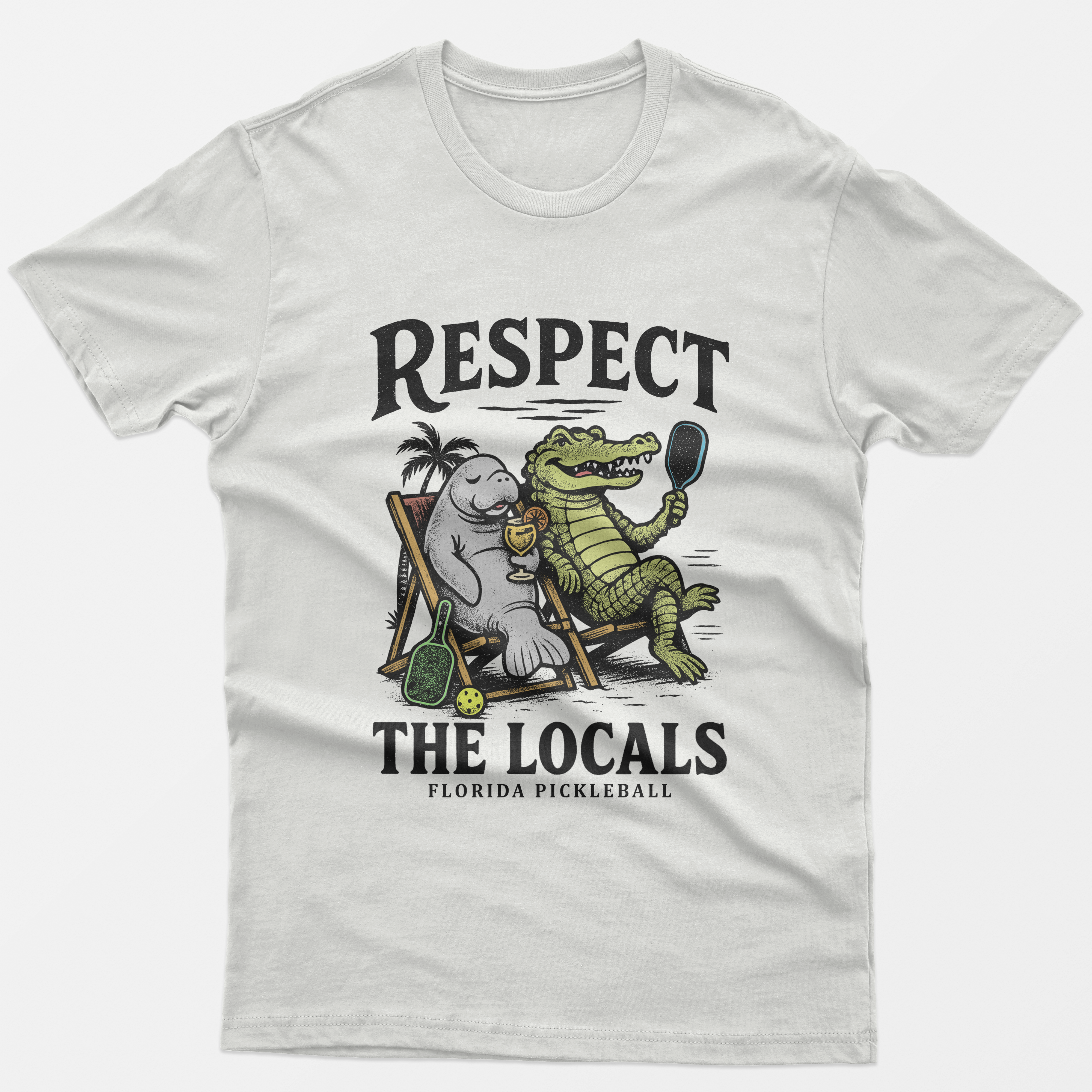 Respect The Locals Florida Pickleball T-Shirt