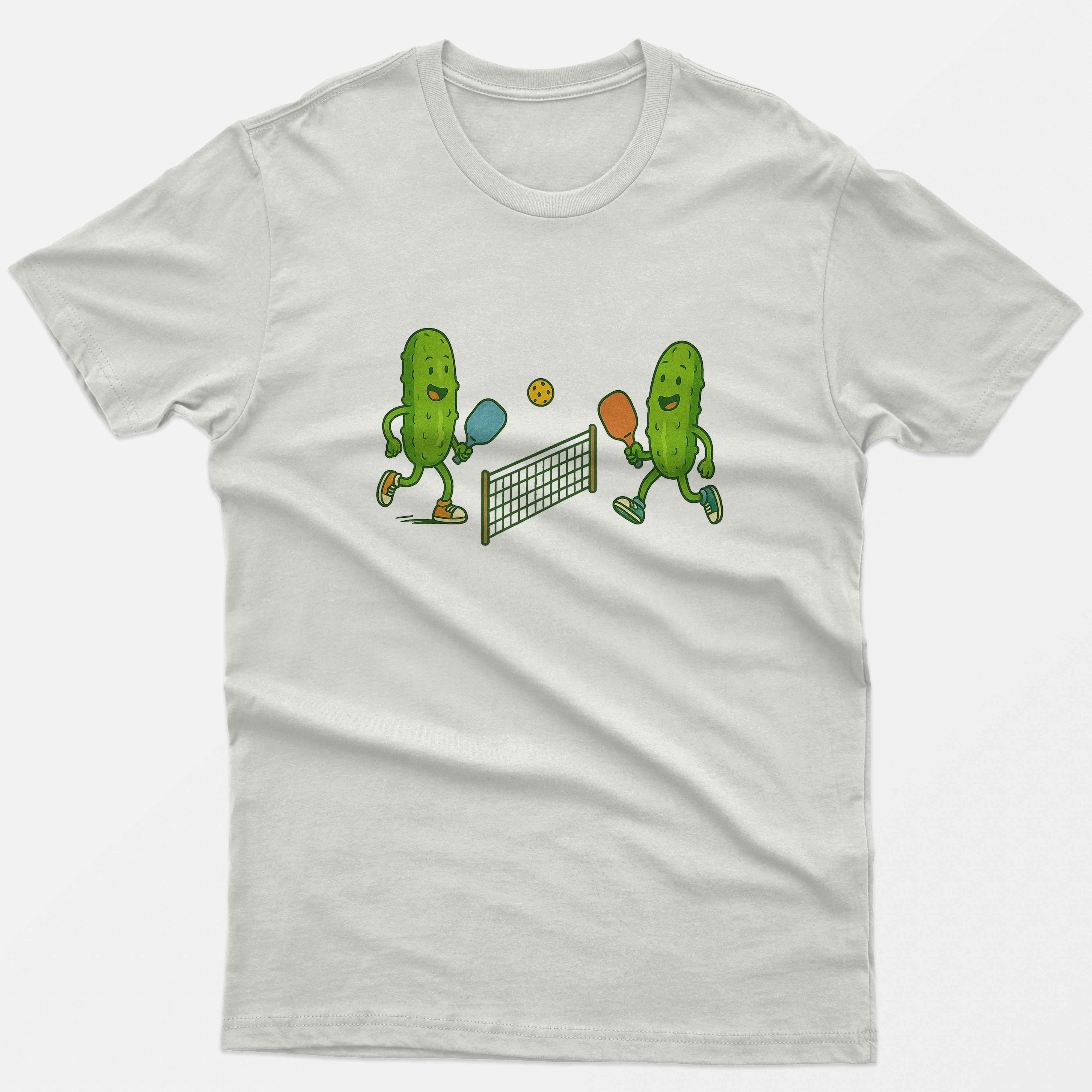 Pickles Playing Pickleball T-Shirt