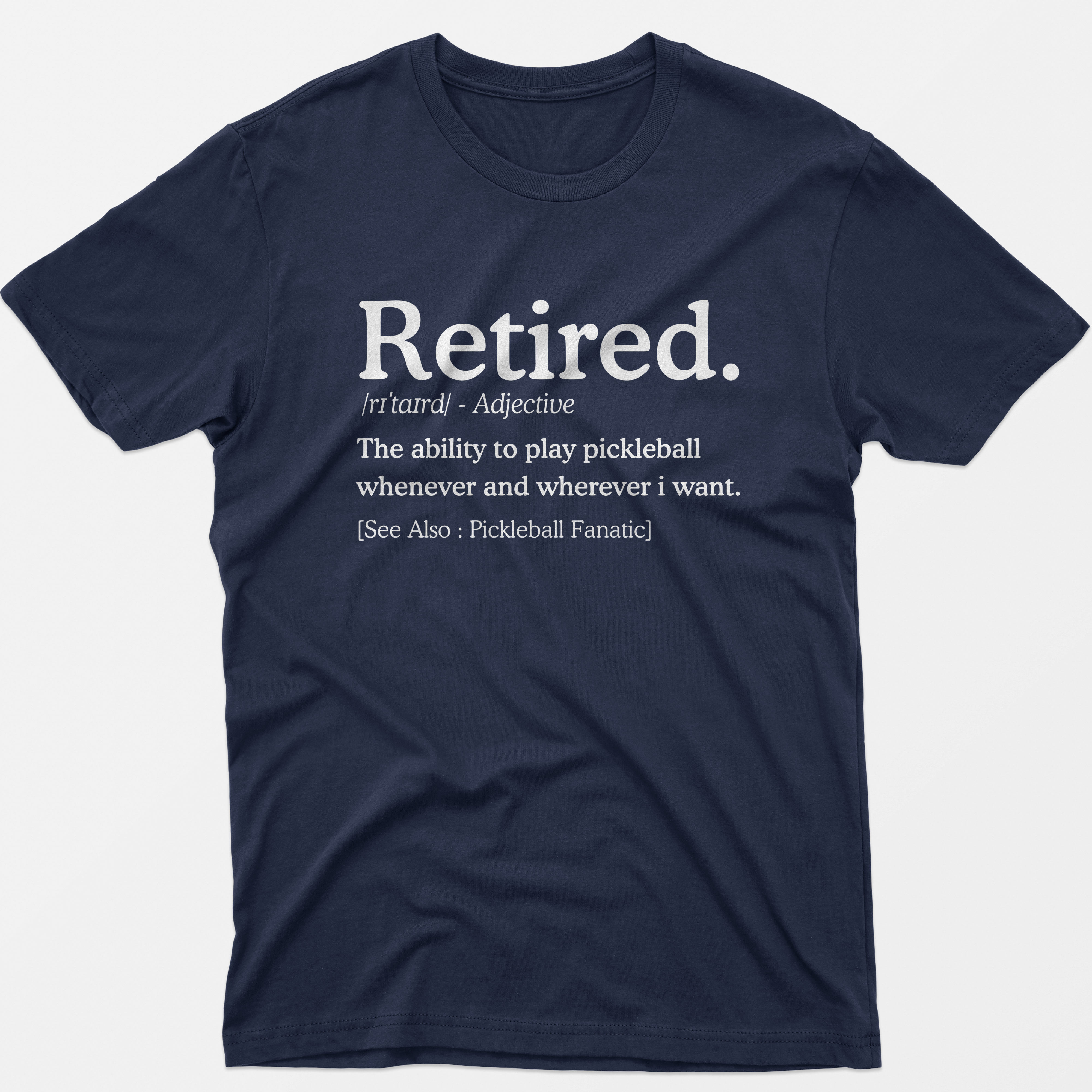 Funny Pickleball Retirement T-Shirt