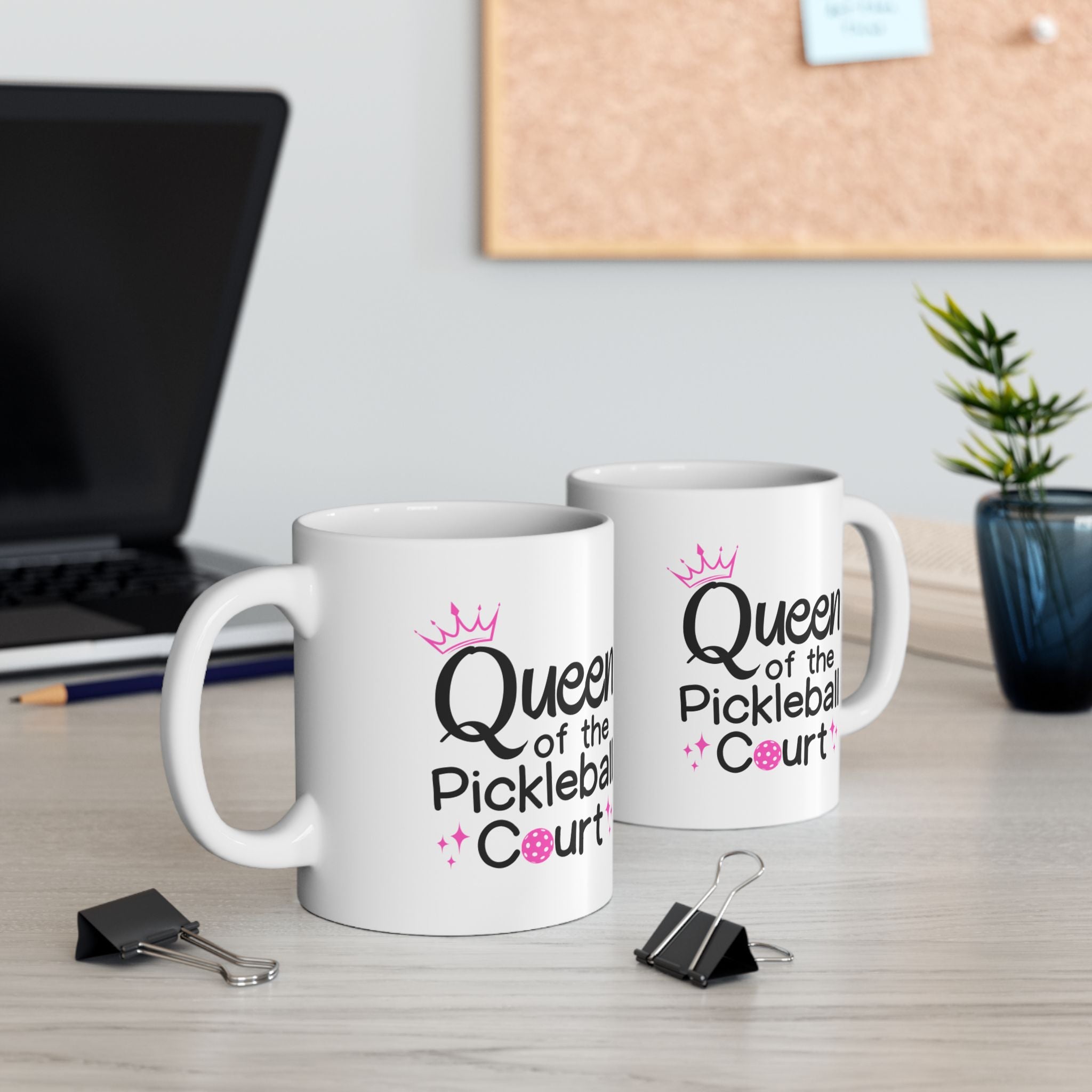 Queen Of The Pickleball Court - Mug
