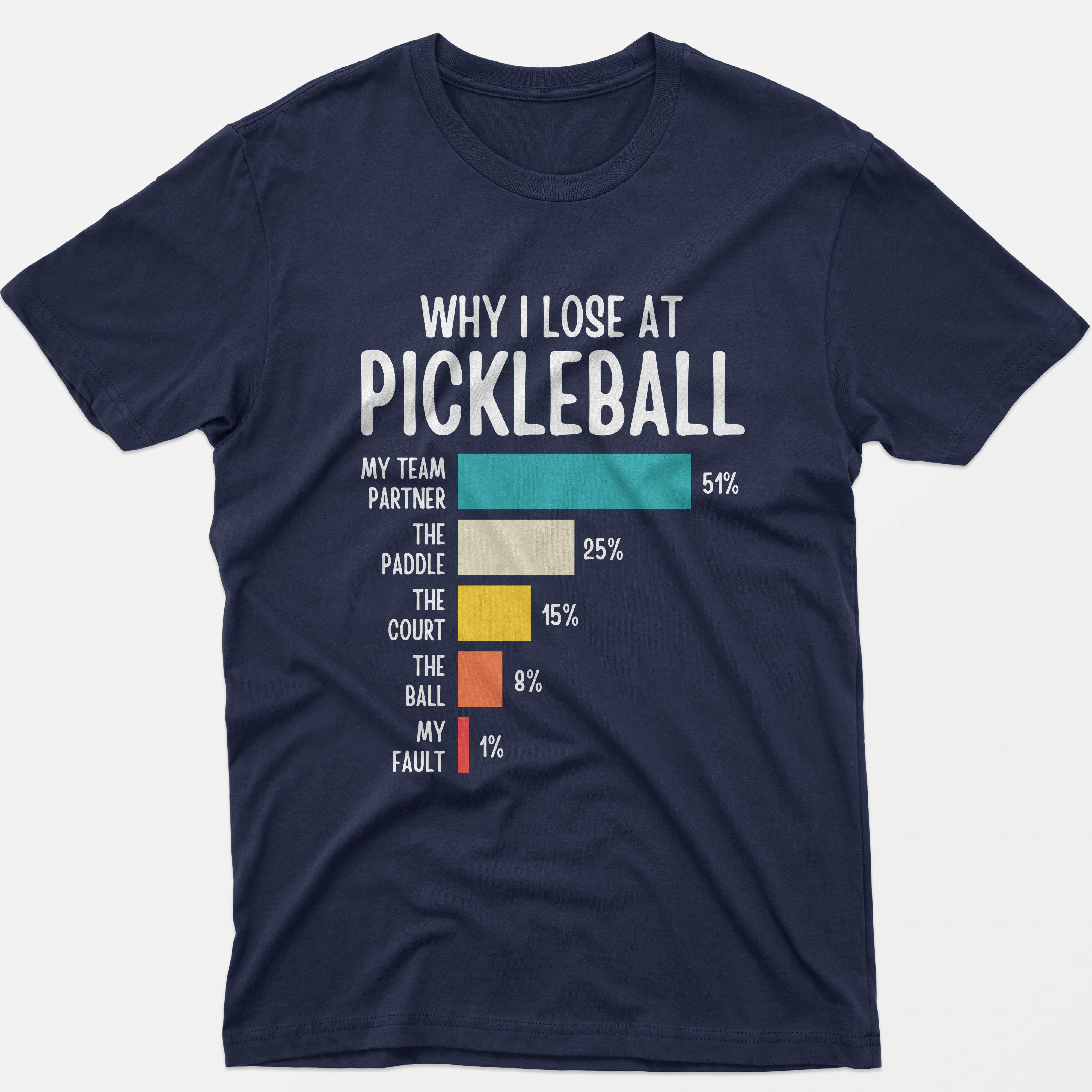 Why I Lose At Pickleball T-Shirt