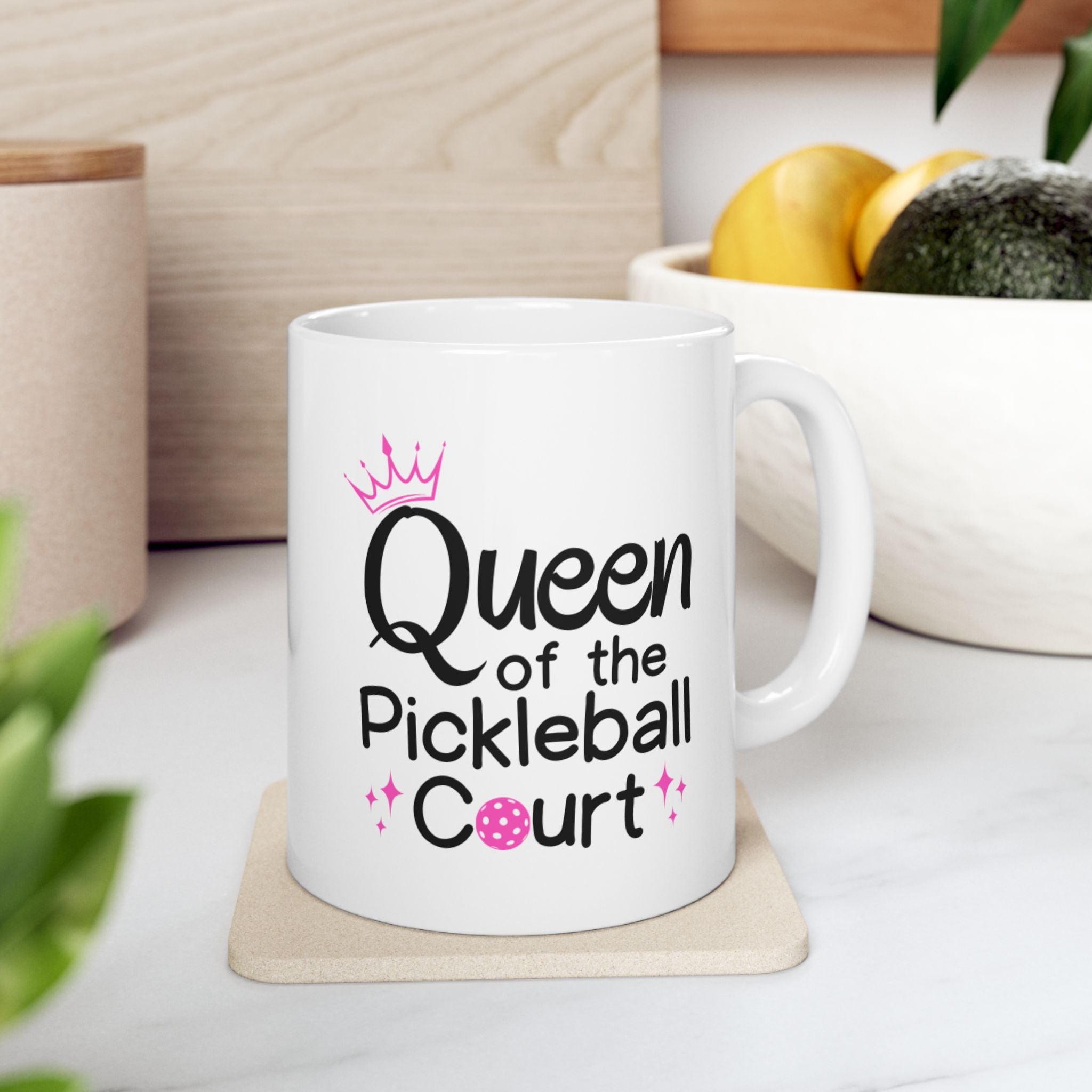 Queen Of The Pickleball Court - Mug