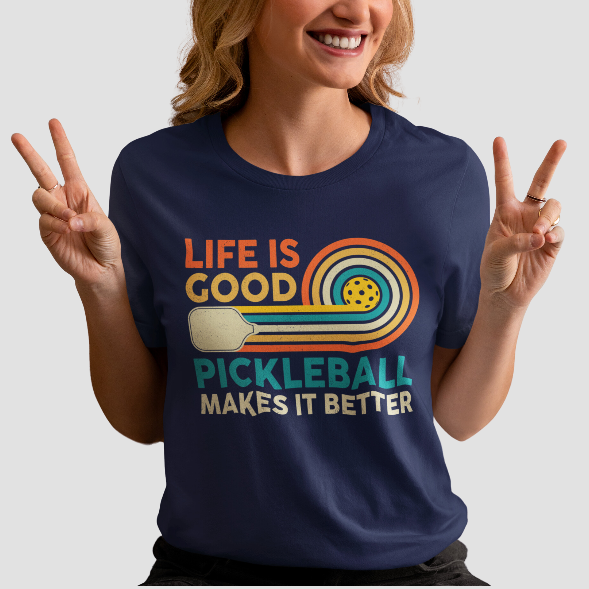 Life is Good Pickleball Makes it Better T-Shirt