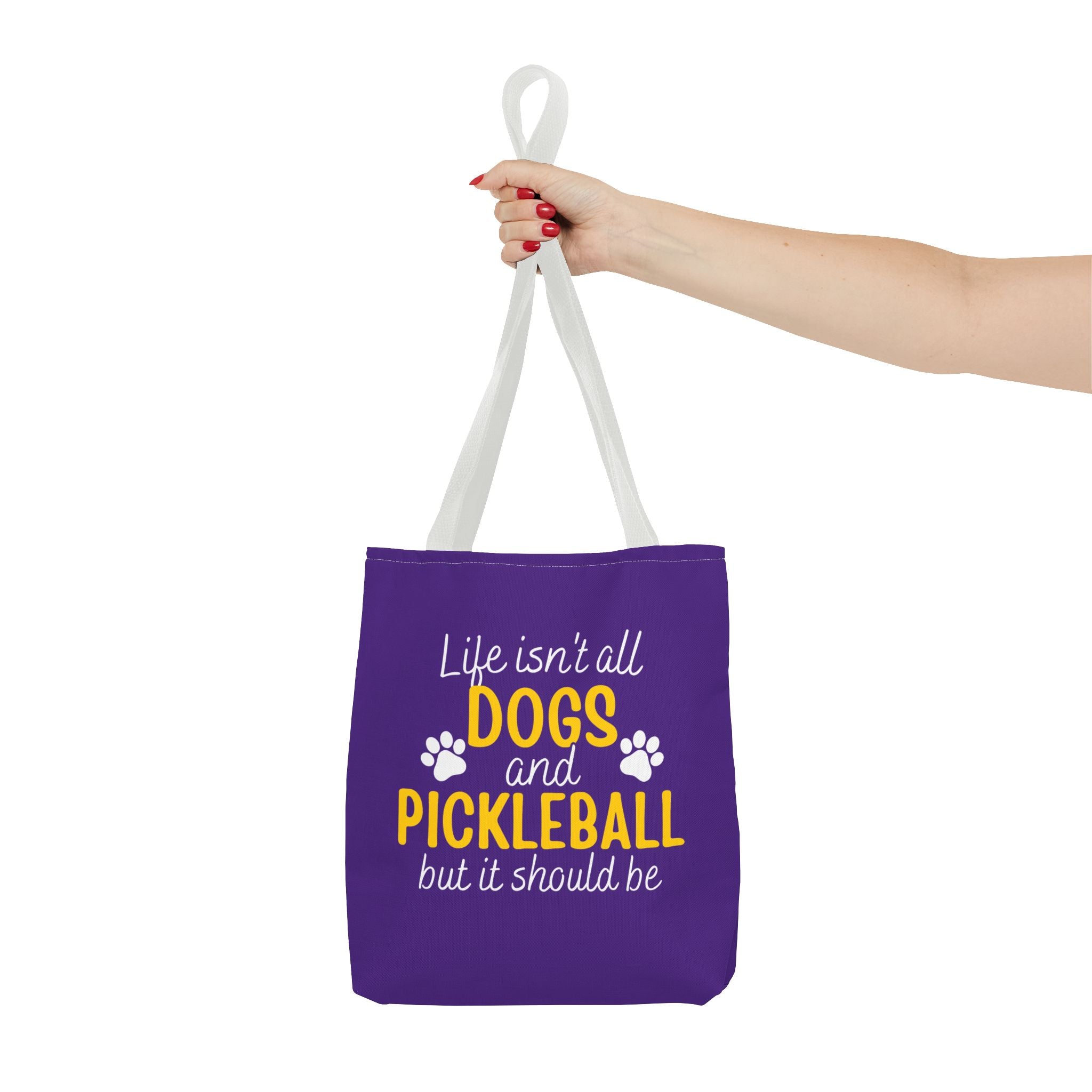 Life Isn't All Dog And Pickleball Tote Bag