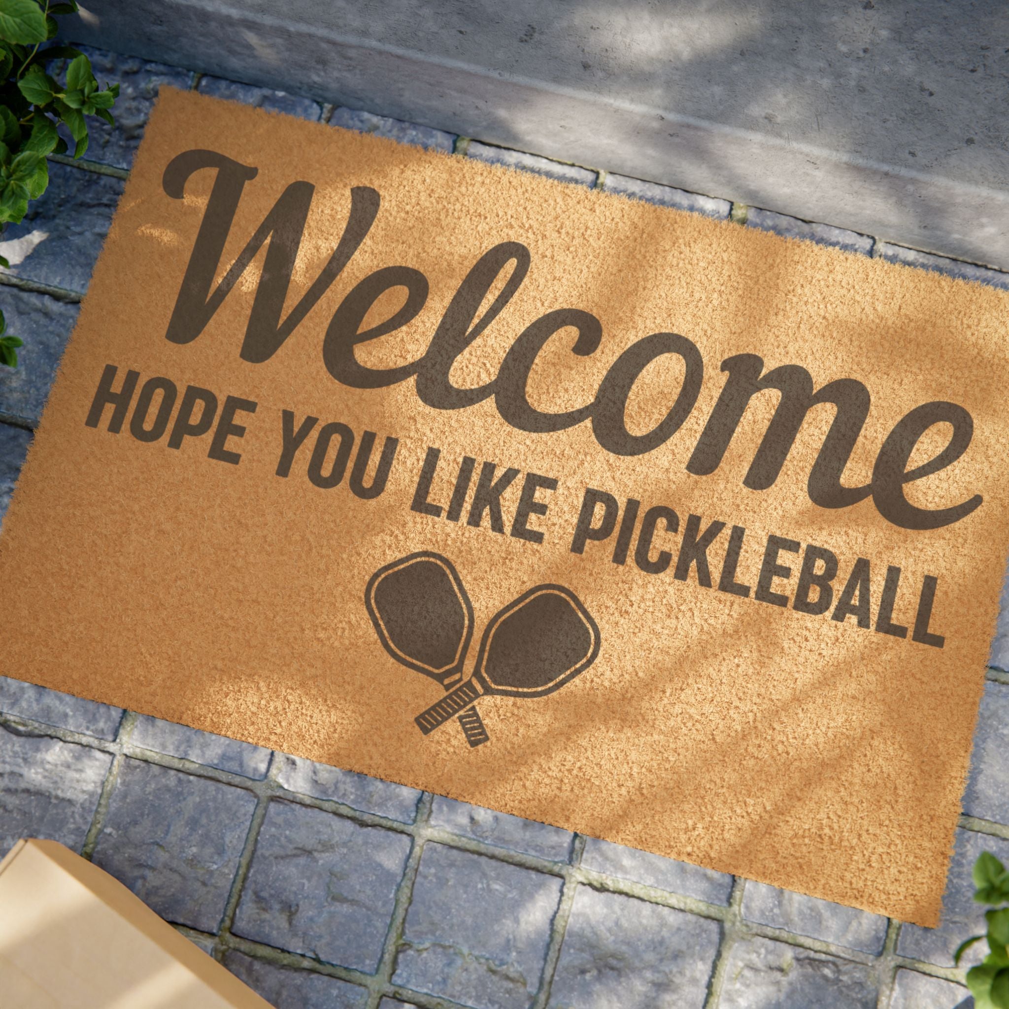 Welcome Hope You Like Pickleball Doormat