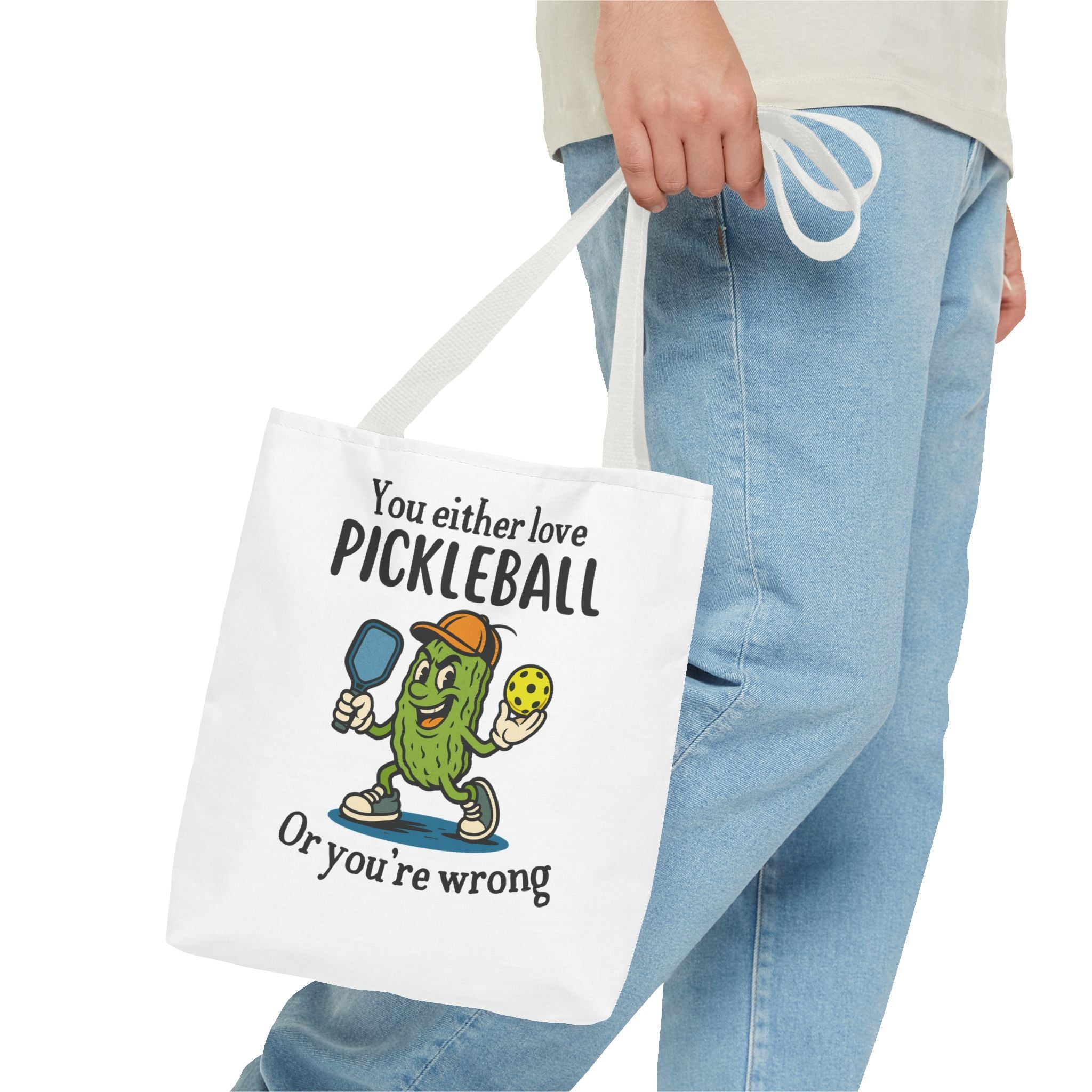 Love Pickleball Or You're Wrong Tote Bag