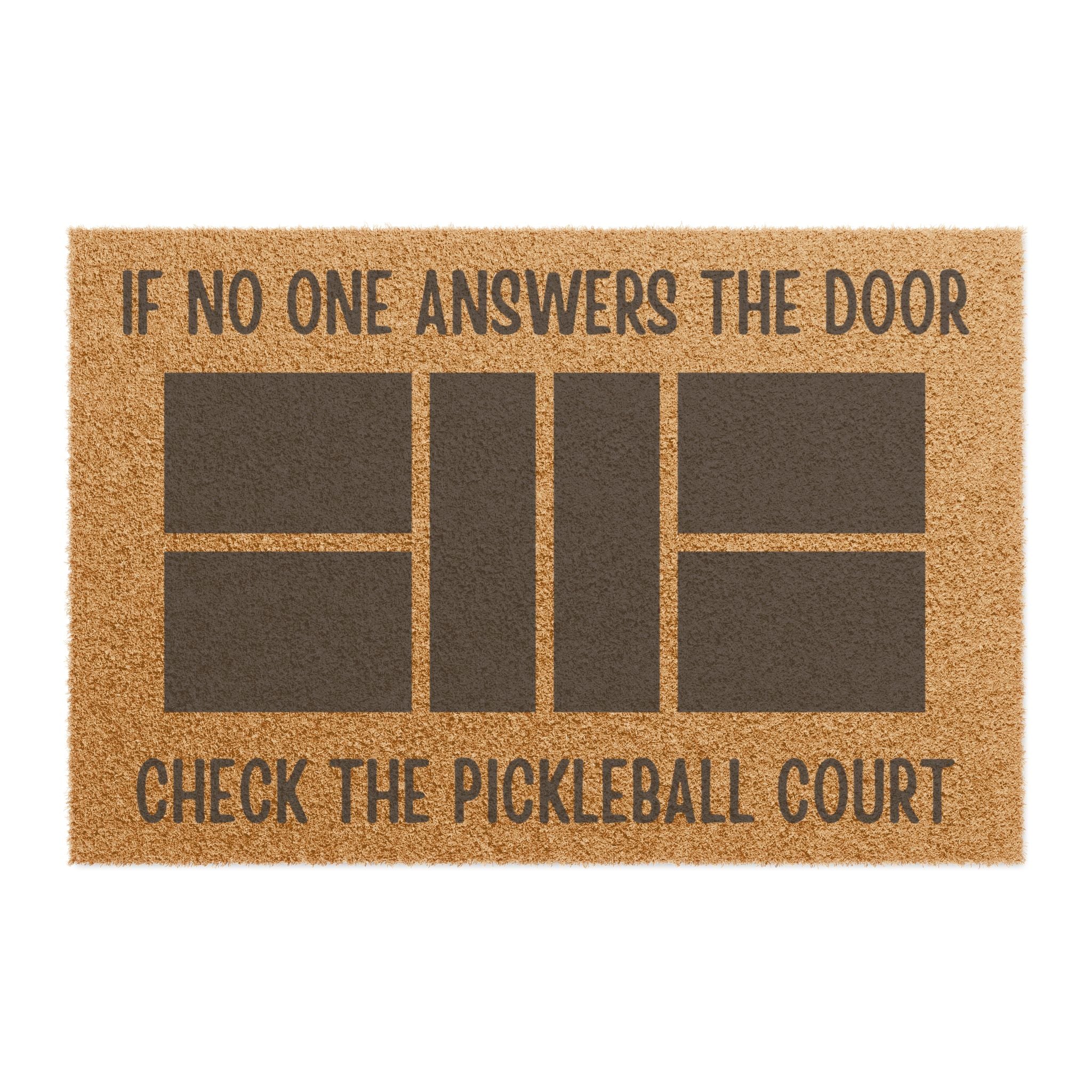 Check The Pickleball Court Doormat
