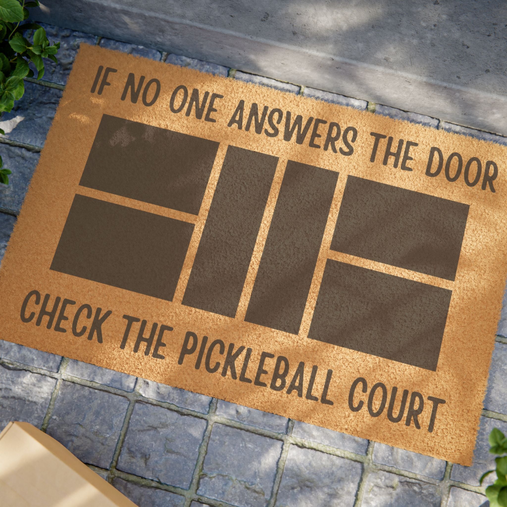 Check The Pickleball Court Doormat