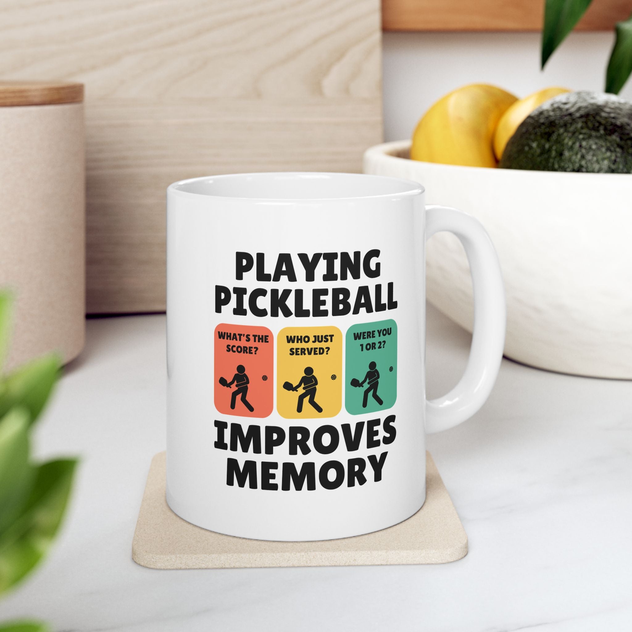 Playing Pickleball Improves Memory - Mug