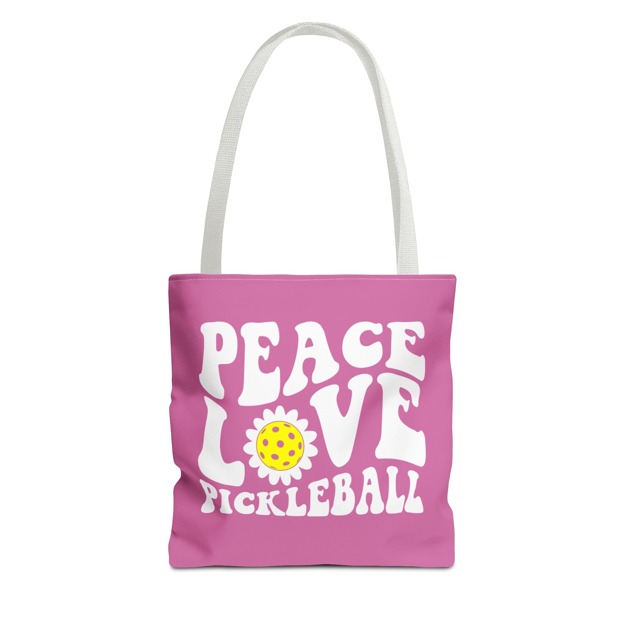 Peace Love Pickleball Tote Bag