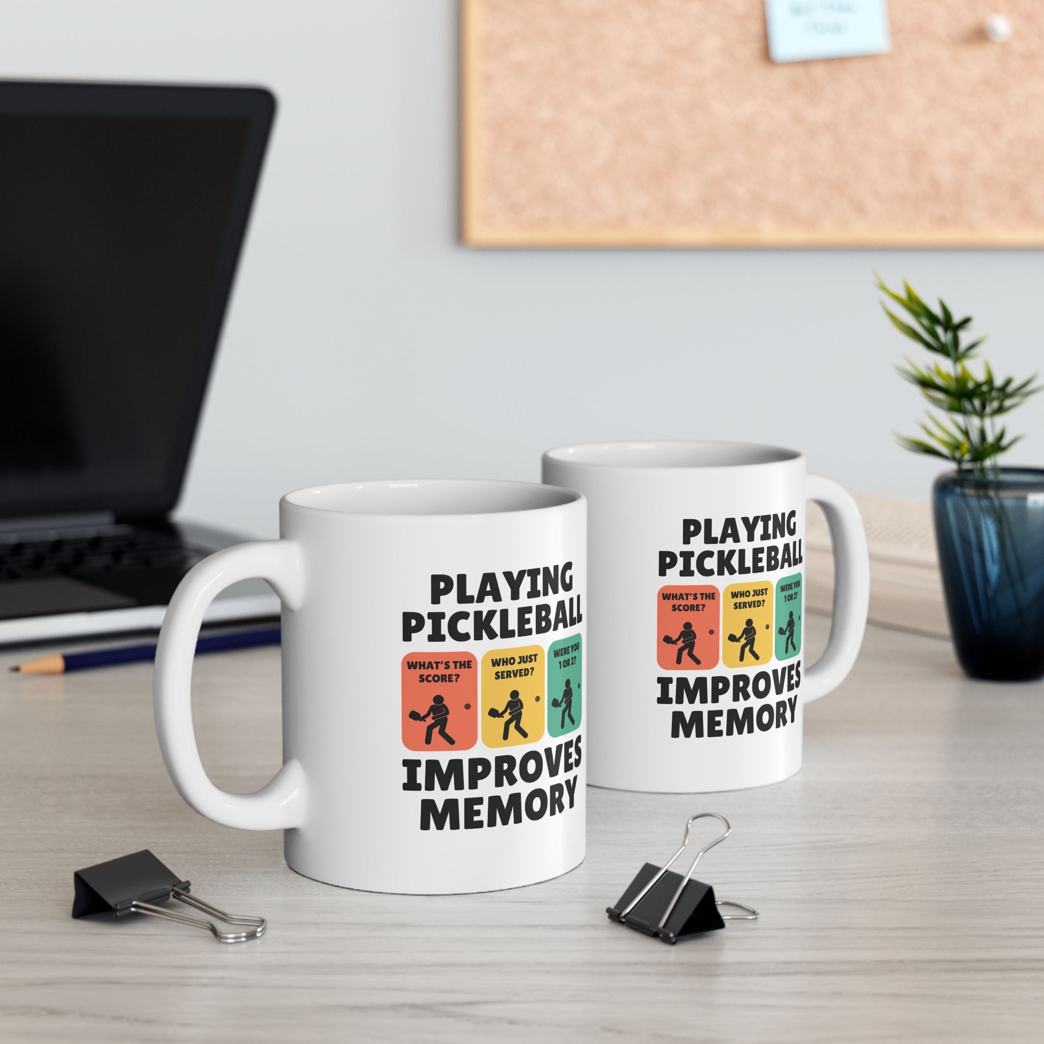 Playing Pickleball Improves Memory - Mug