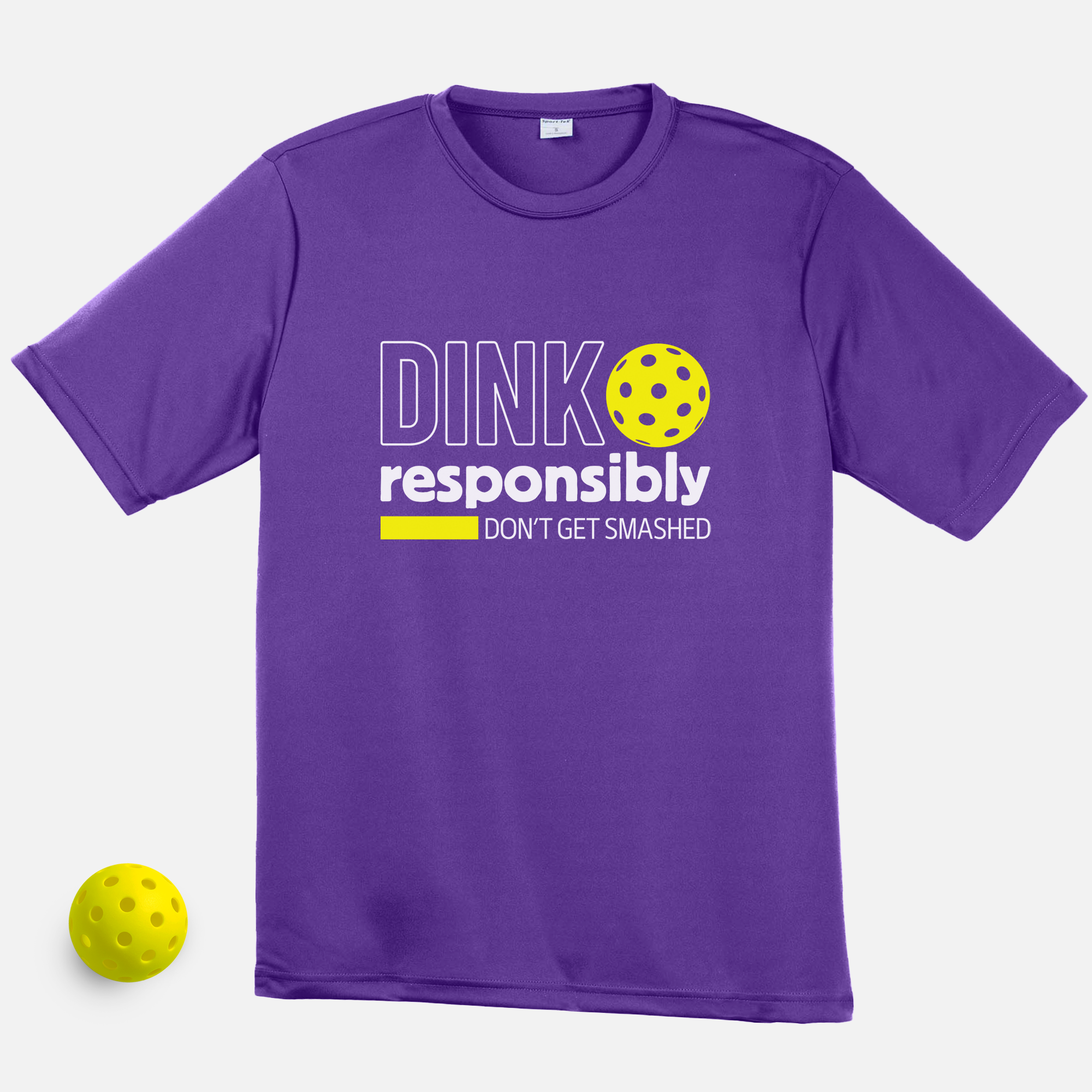 Dink Responsibly Unisex Moisture Wicking Tee