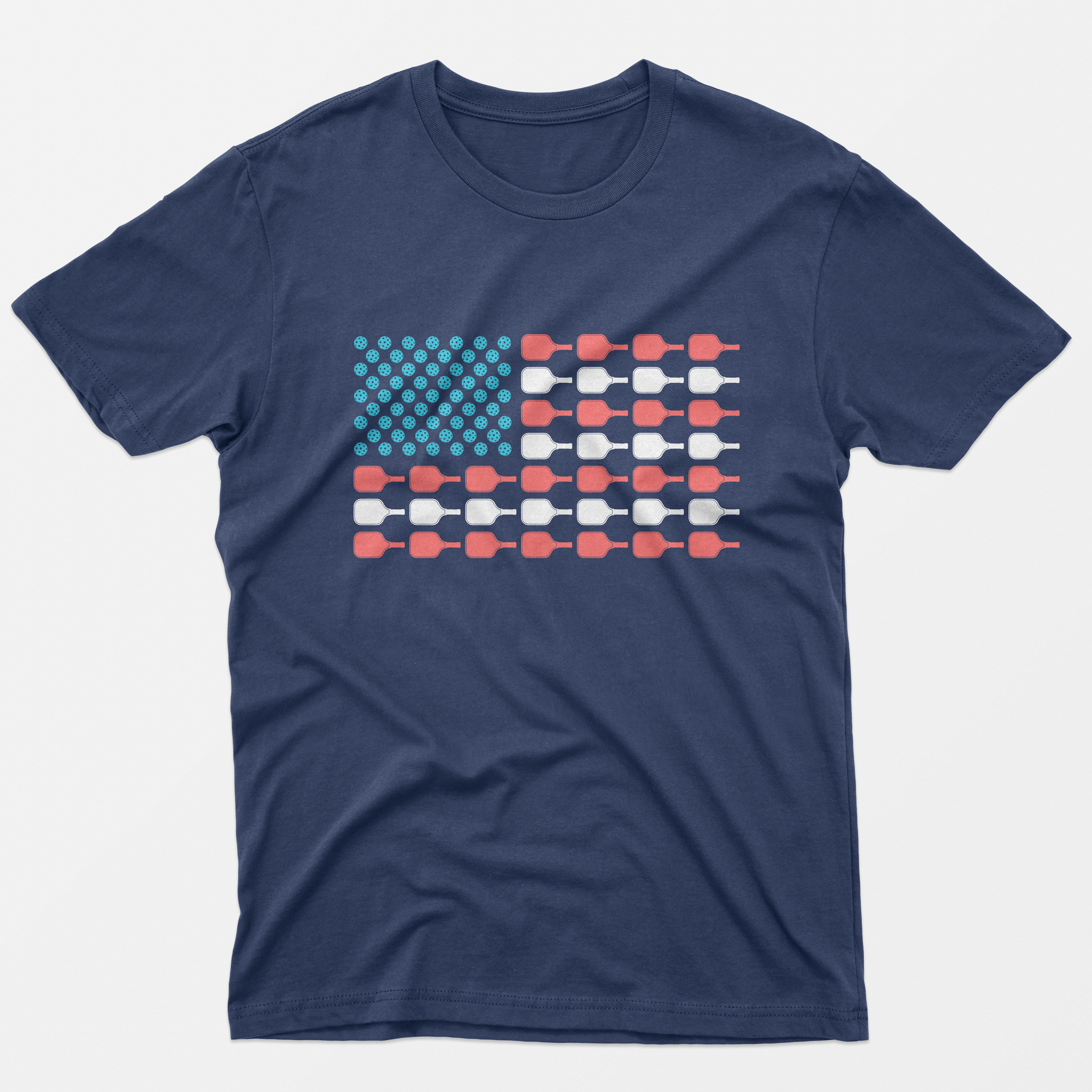 American Flag Pickleball T-Shirt