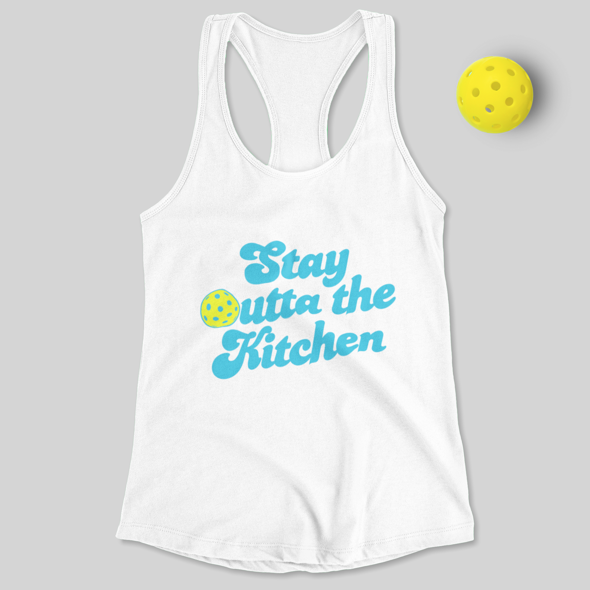 Stay Outta The Kitchen Women's Racerback Tank