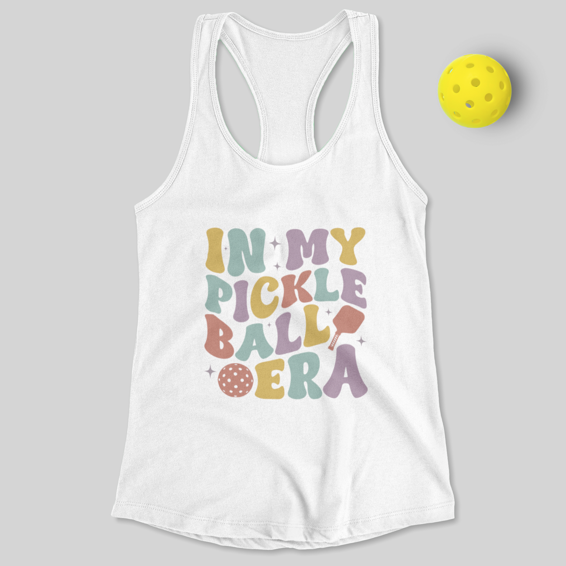 In My Pickleball Era Women's Racerback Tank