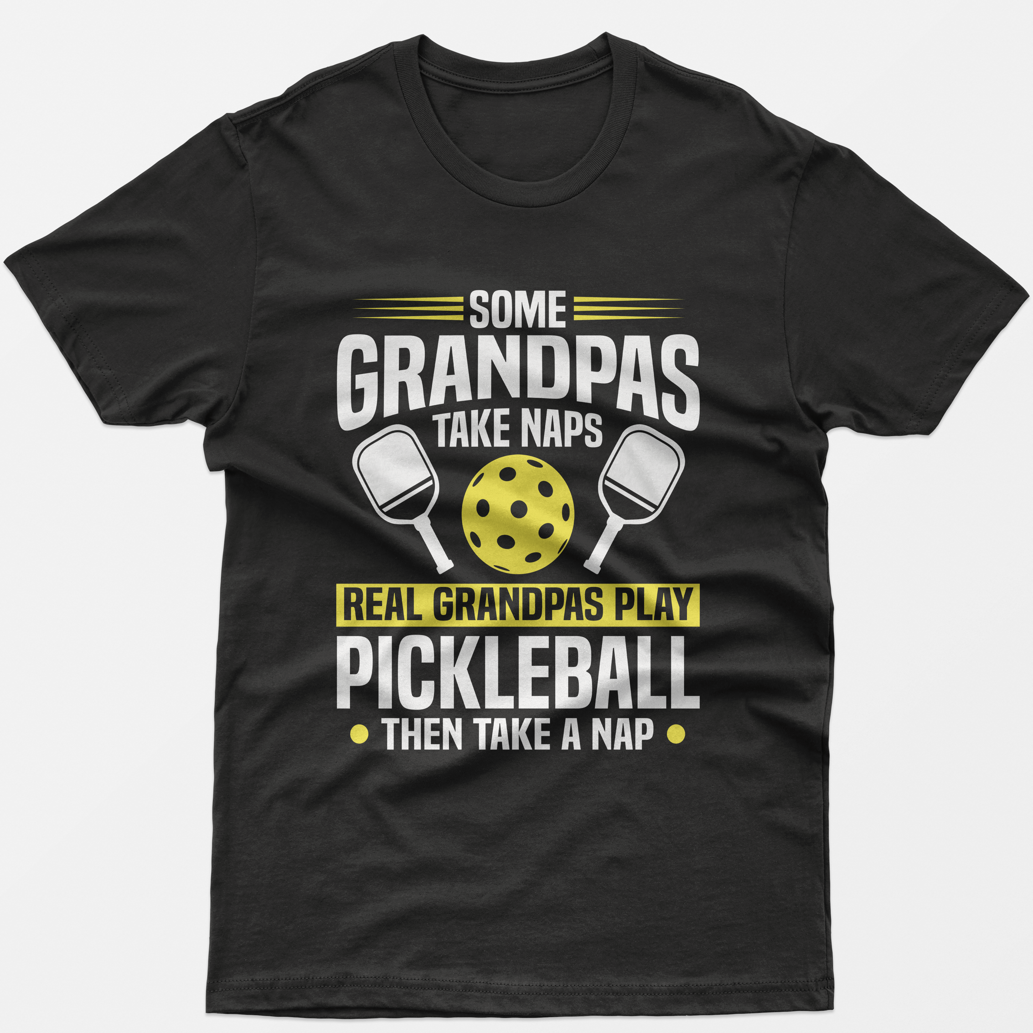 Real Grandpas Play Pickleball T-Shirt