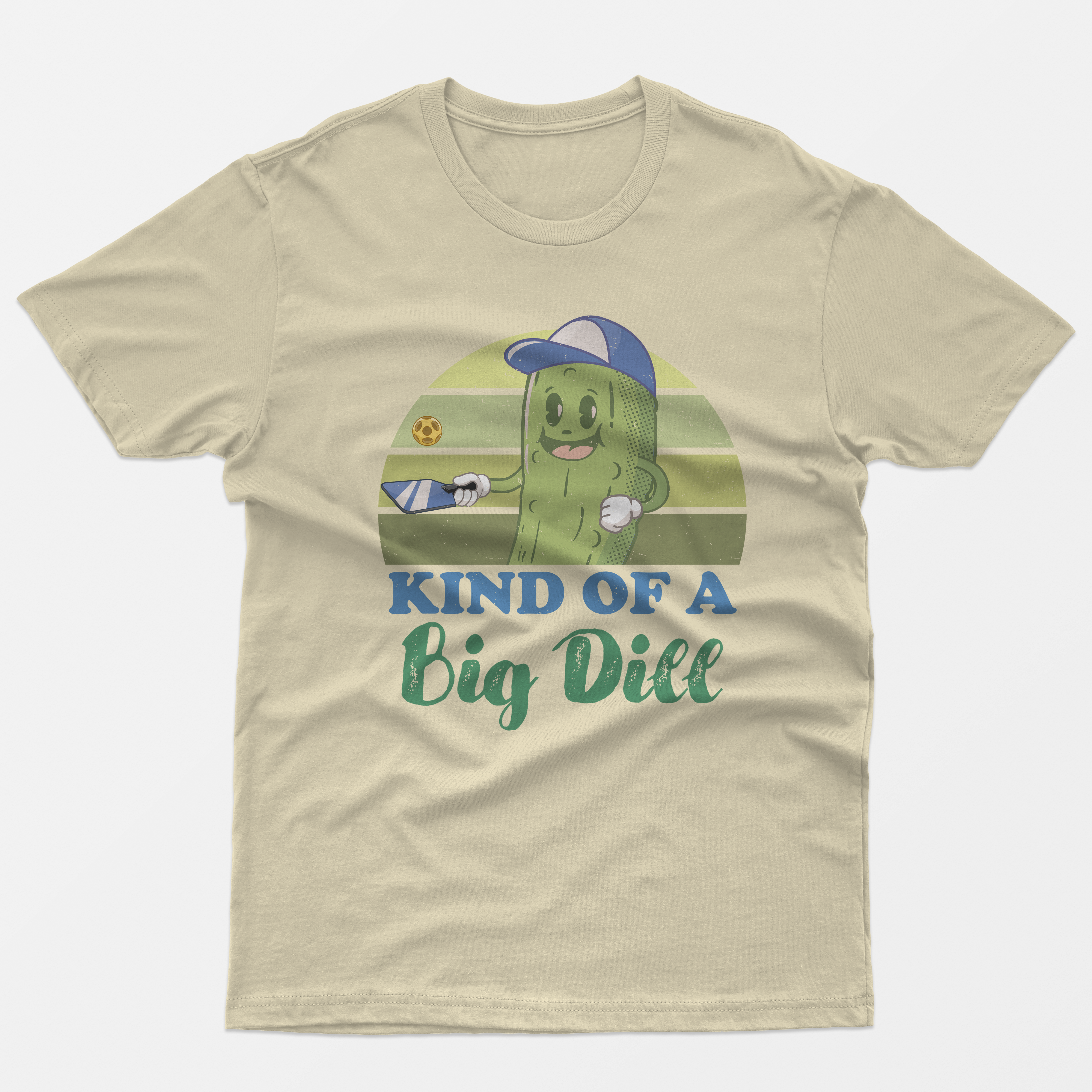 Kind Of A Big Dill Retro Pickleball T-Shirt