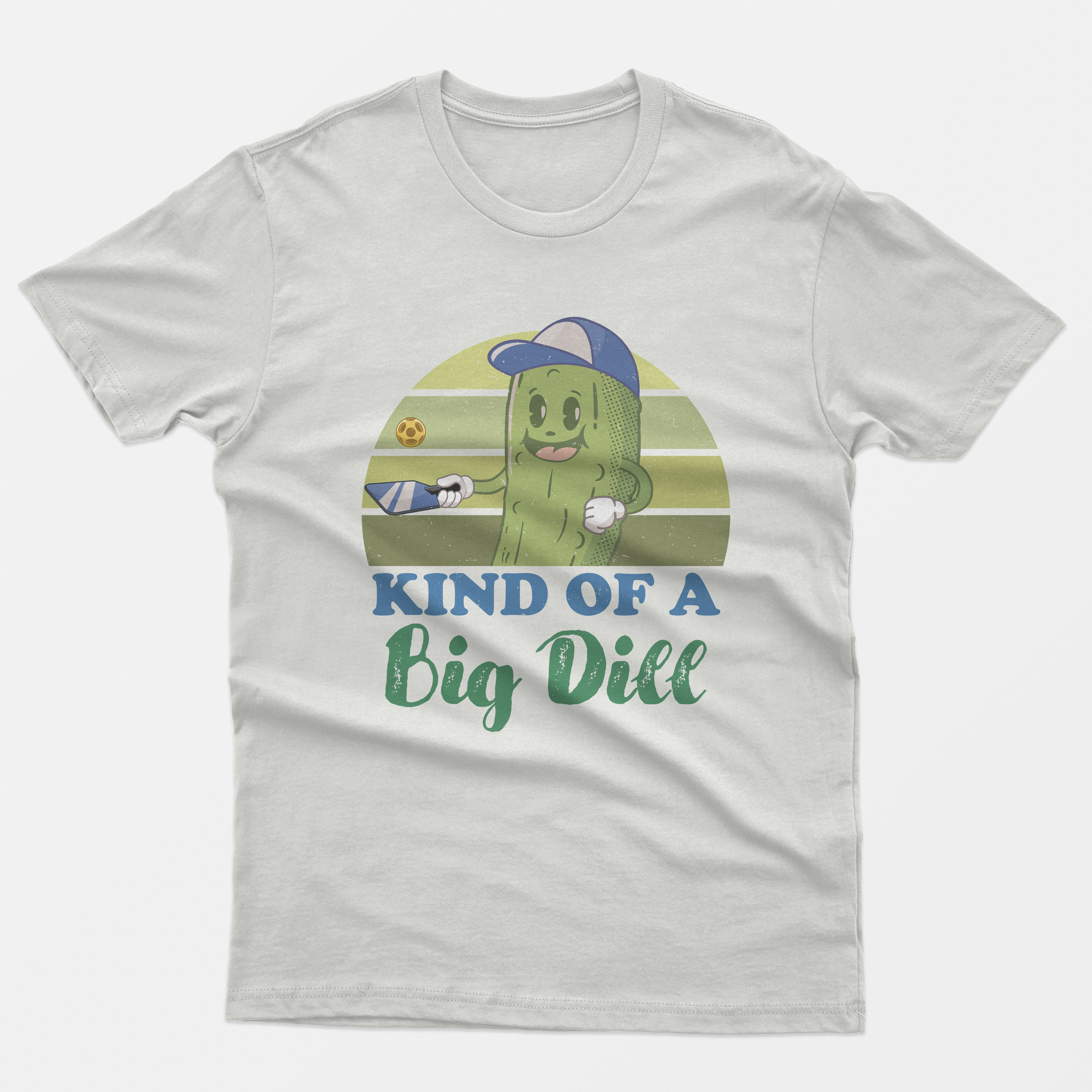 Kind Of A Big Dill Retro Pickleball T-Shirt