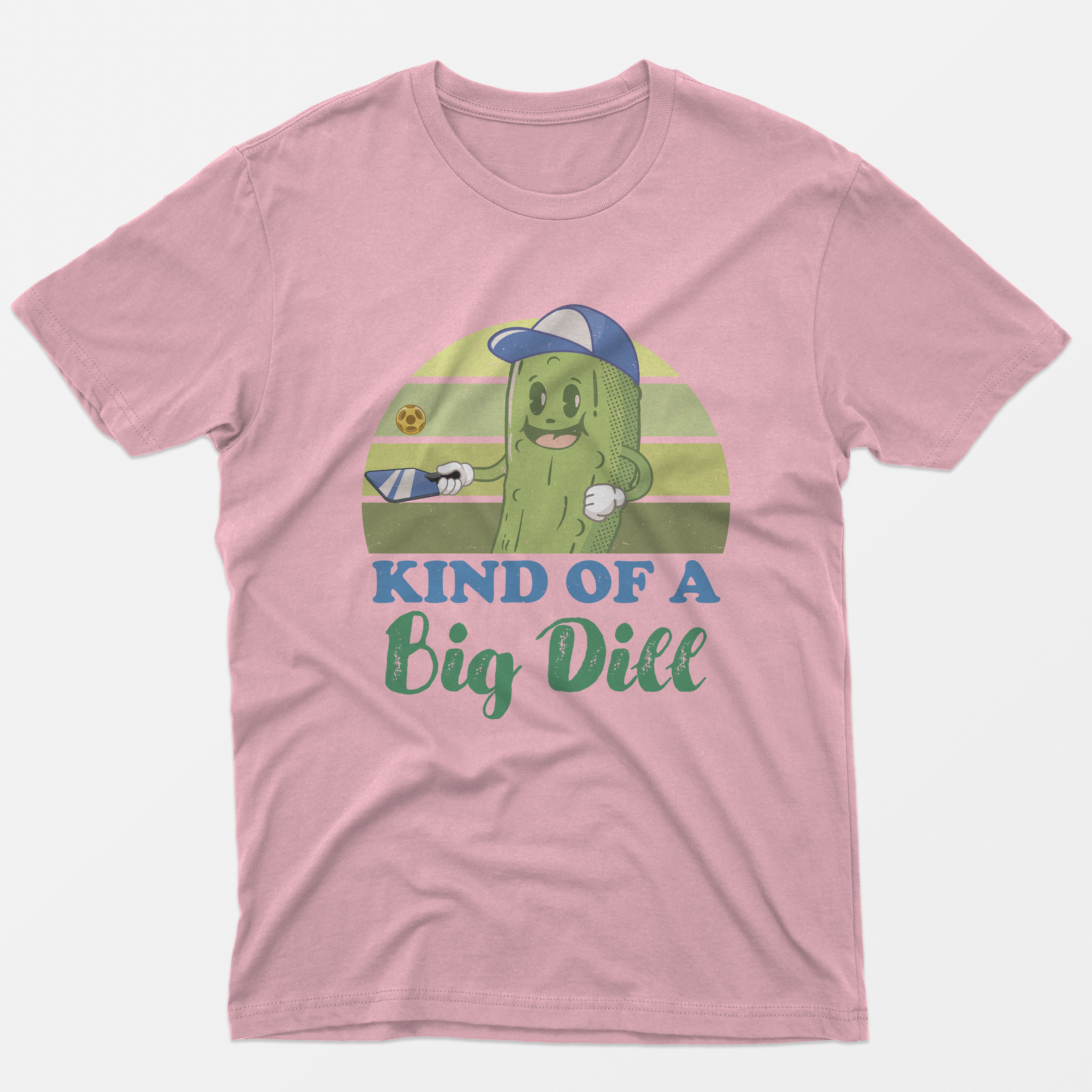 Kind Of A Big Dill Retro Pickleball T-Shirt